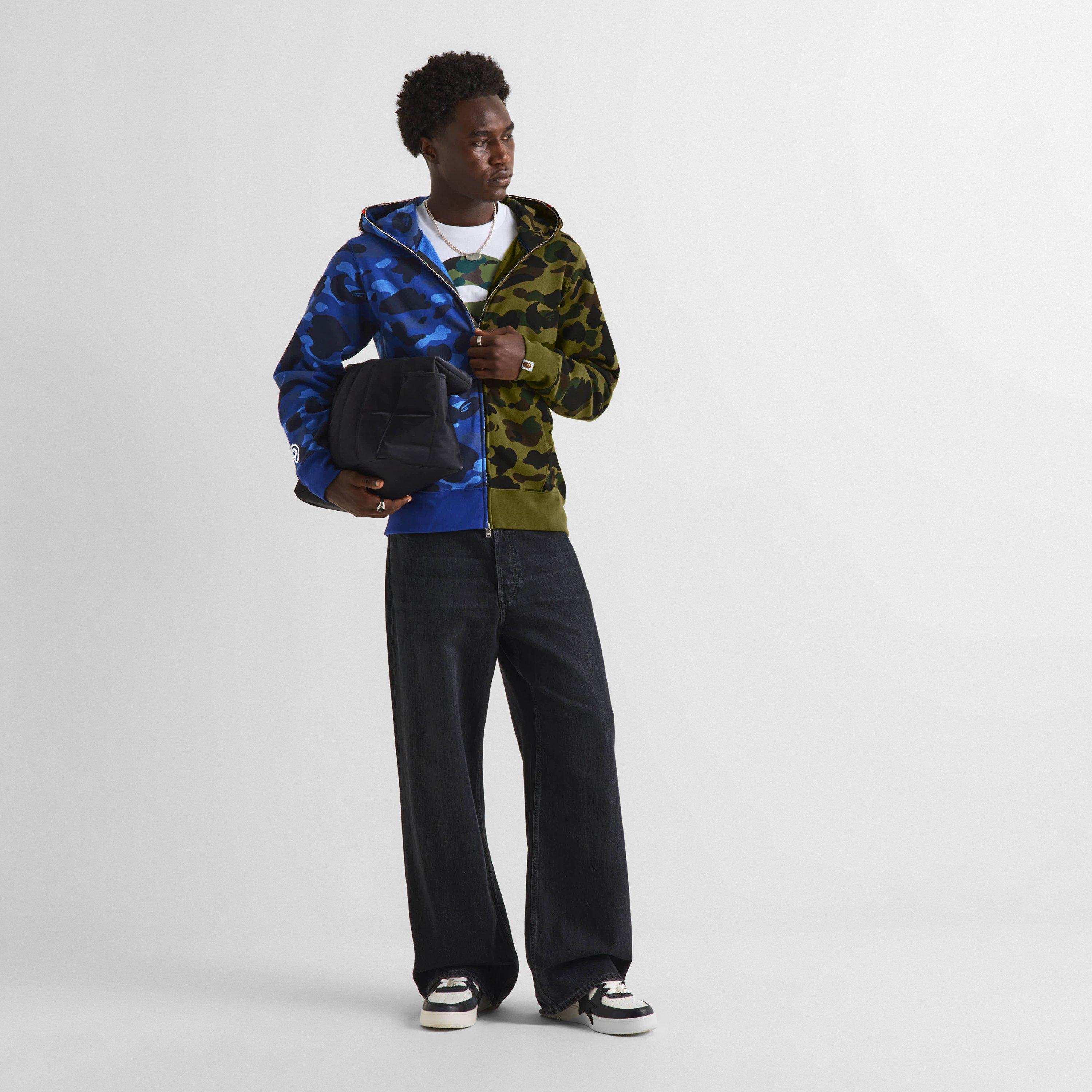 Navy - A Bathing Ape - Men's Zip Hoodie - 6
