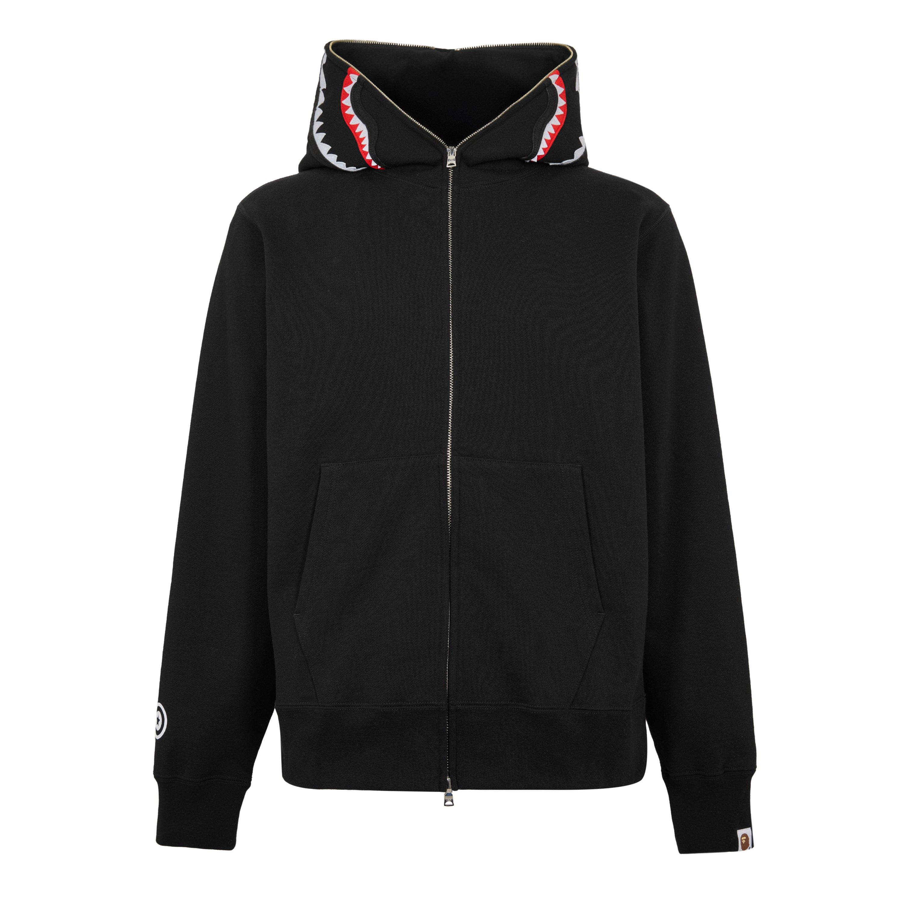 Black - A Bathing Ape - Bape OG Shark Zip Hd Sn62 - 1