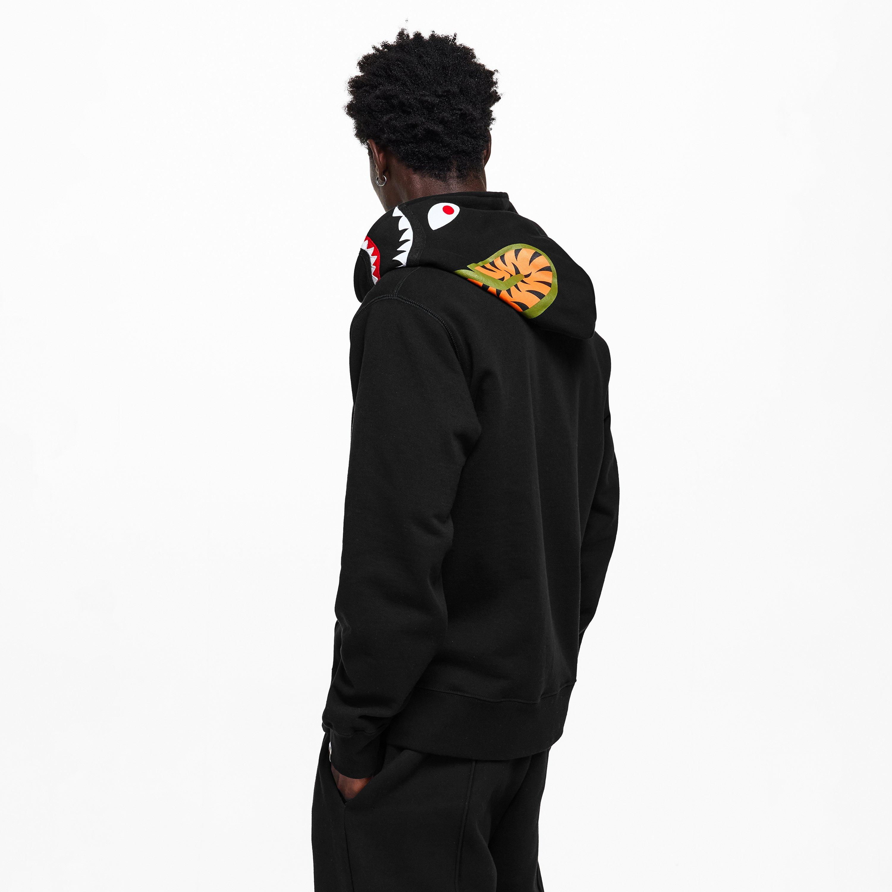 Black - A Bathing Ape - Men's Zip Hoodie - 4