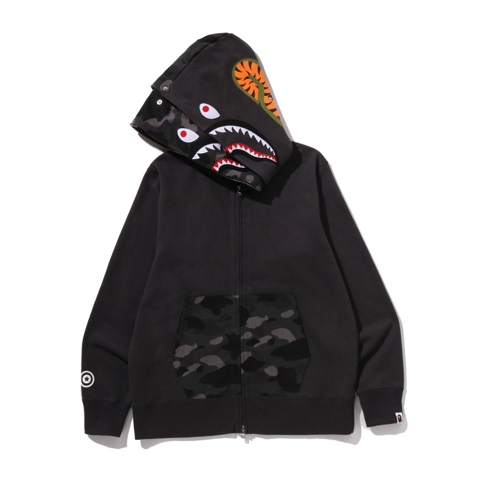 Black - A Bathing Ape - Men's Zip Hoodie - 3