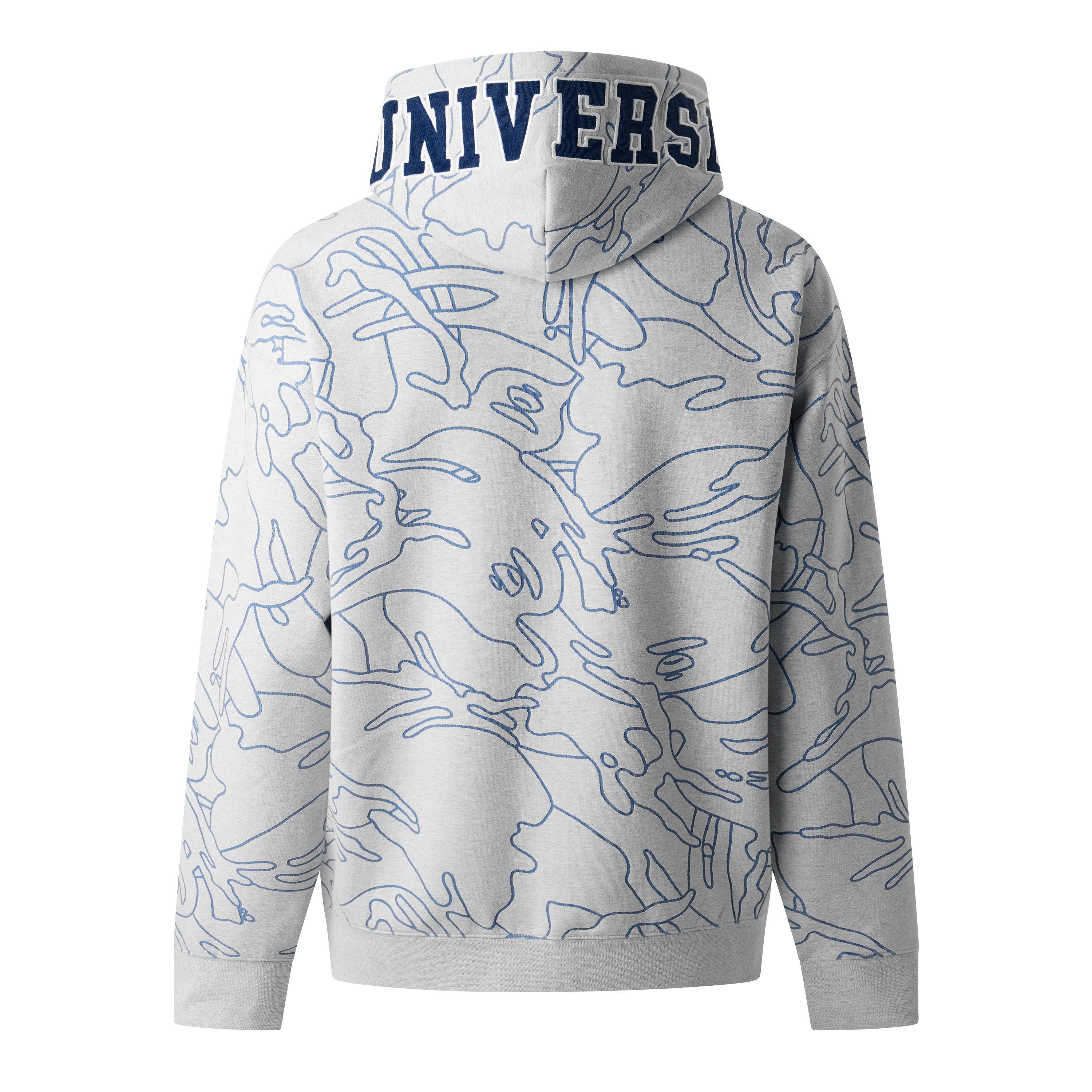 Heather White - AAPE - Men's Zip Hoodie - 2