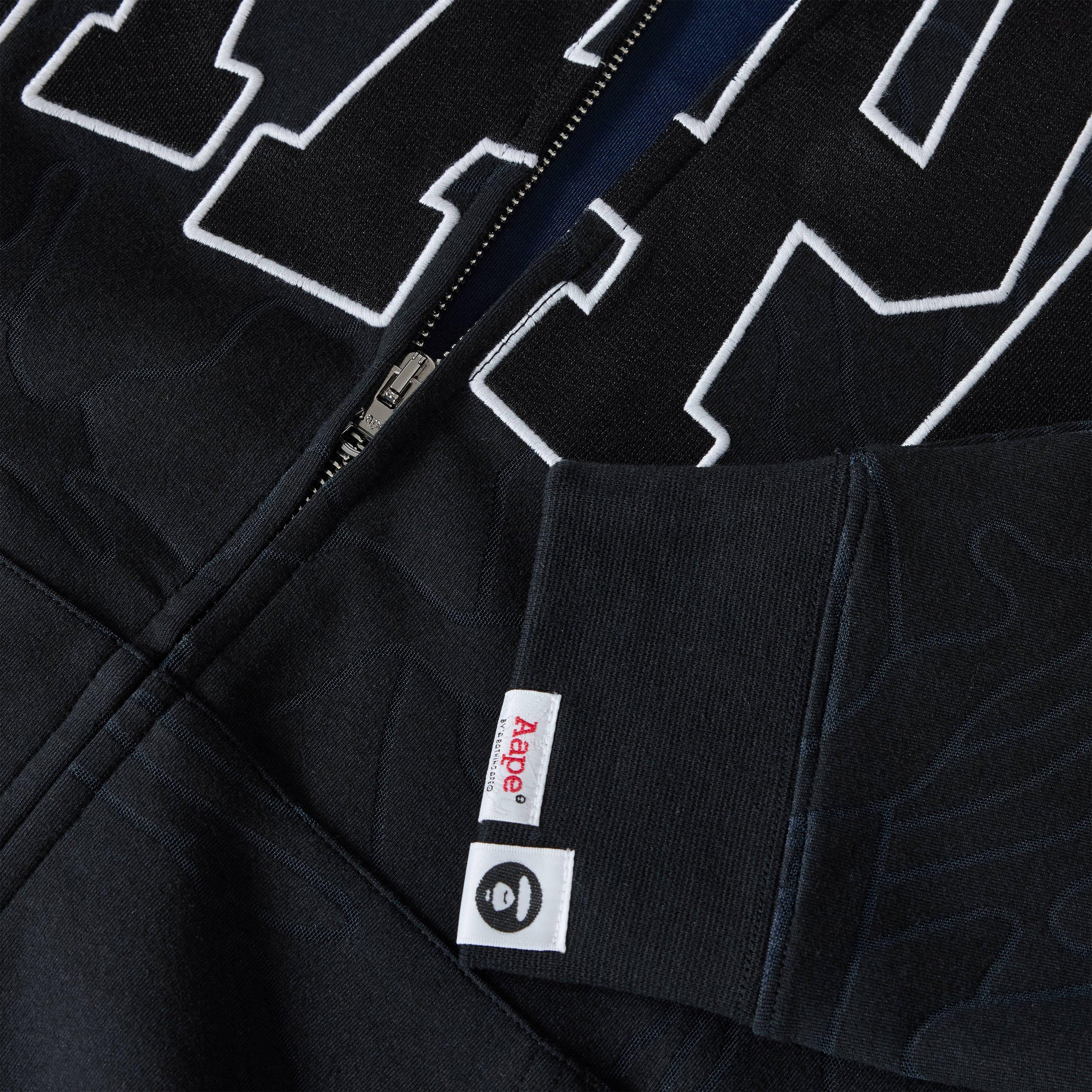 Black - AAPE - Men's Zip Hoodie - 3