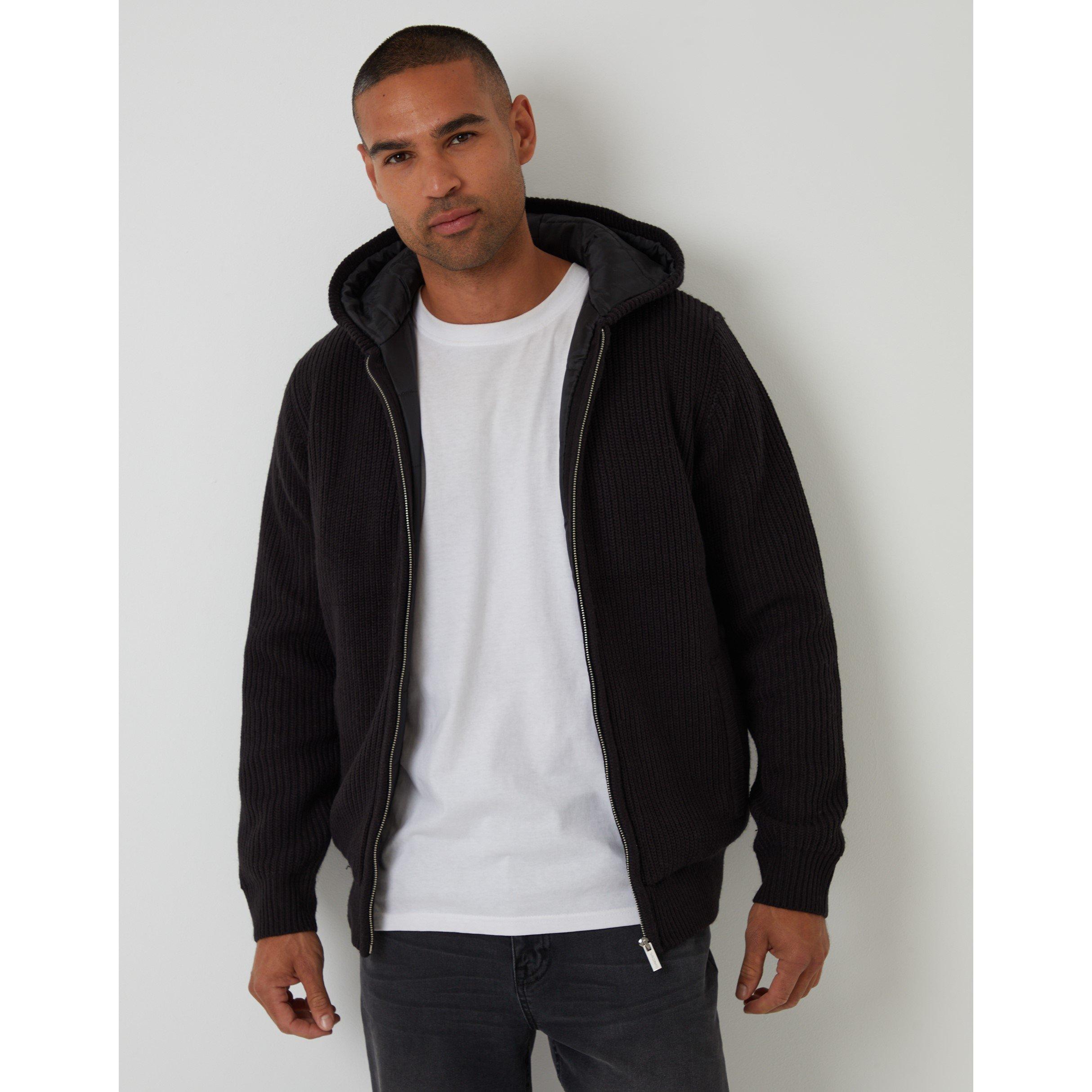 Black - Threadbare - Men's TB Haydock Zip Hoodie - 1