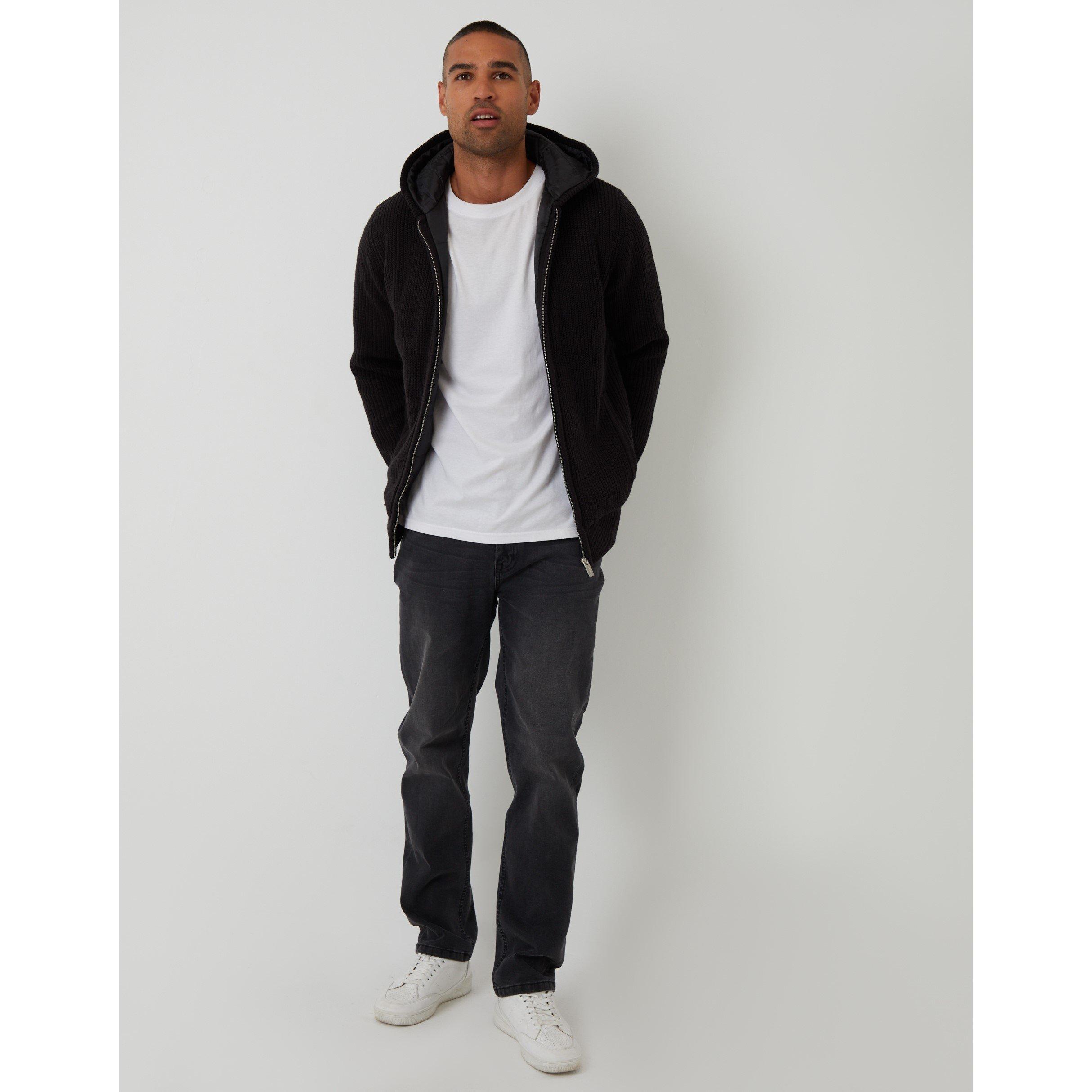Black - Threadbare - TB Haydock Zip Hoodie - 2