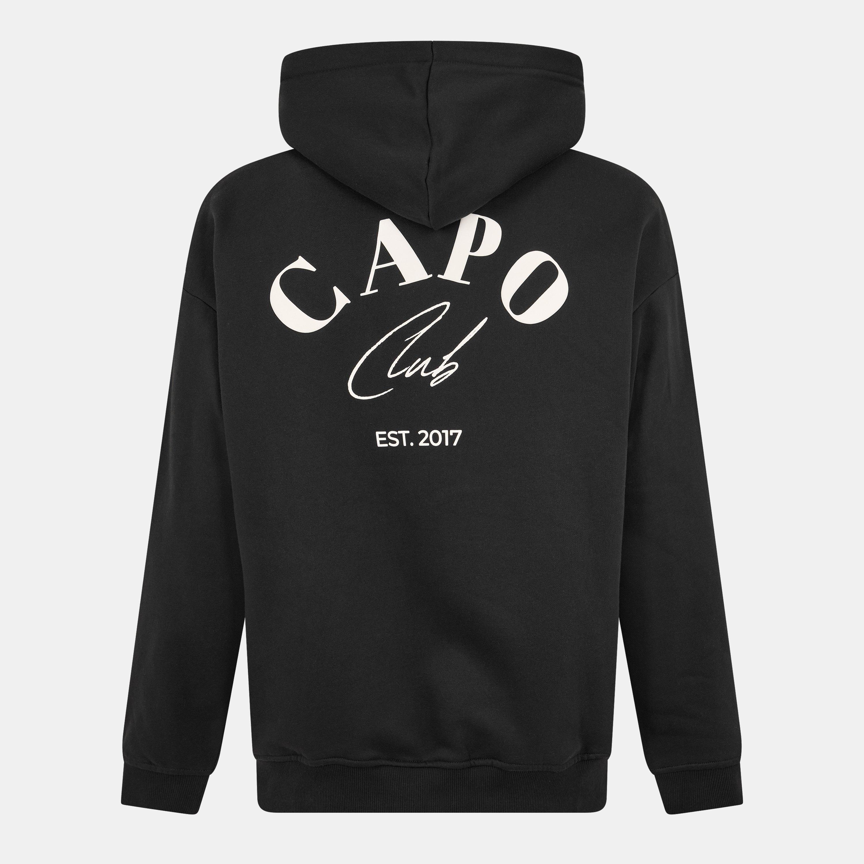 Black/White - CAPO - CAPO Club Hoodie Sn00 - 2