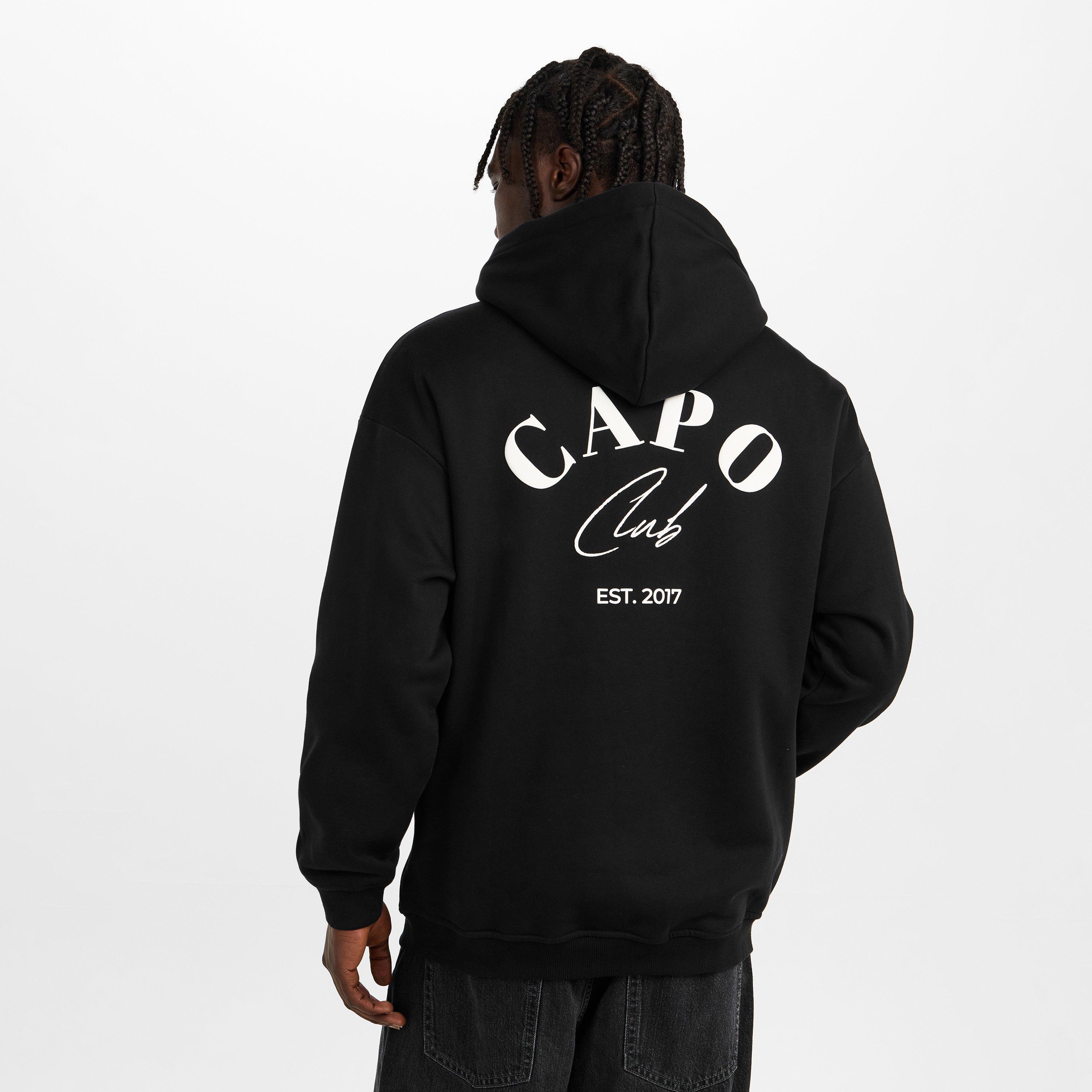 Black/White - CAPO - CAPO Club Hoodie Sn00 - 4