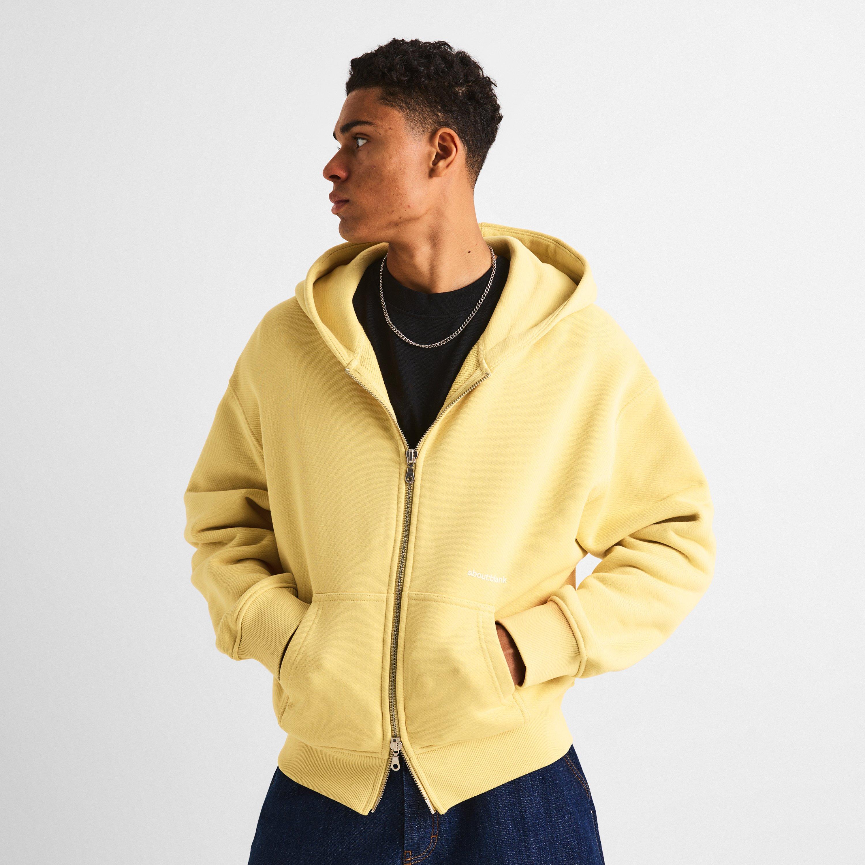 Yellow/Ecru - about:blank - Men's Zip Hoodie - 3