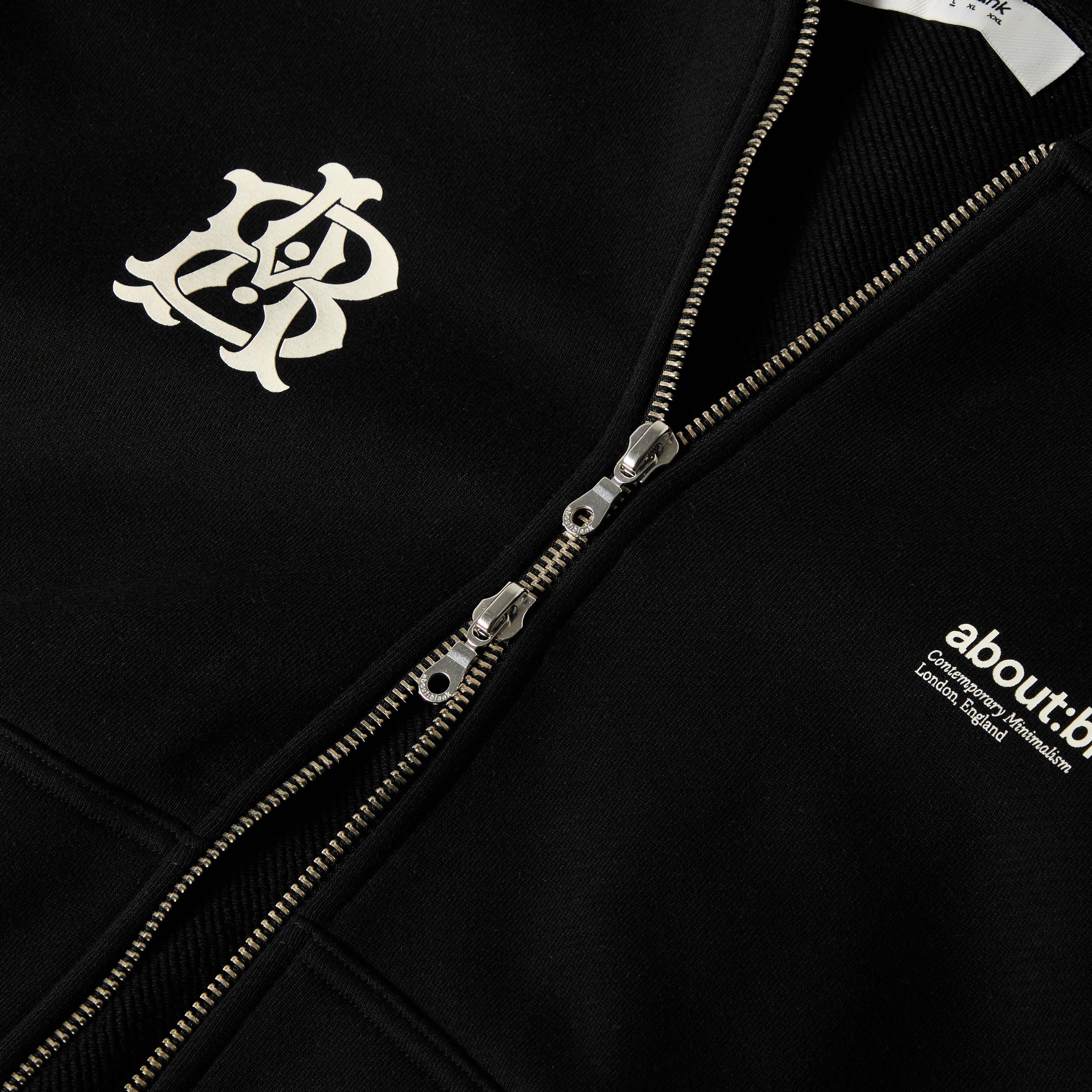 Black/Ecru - about:blank - Men's Zip Hoodie - 5