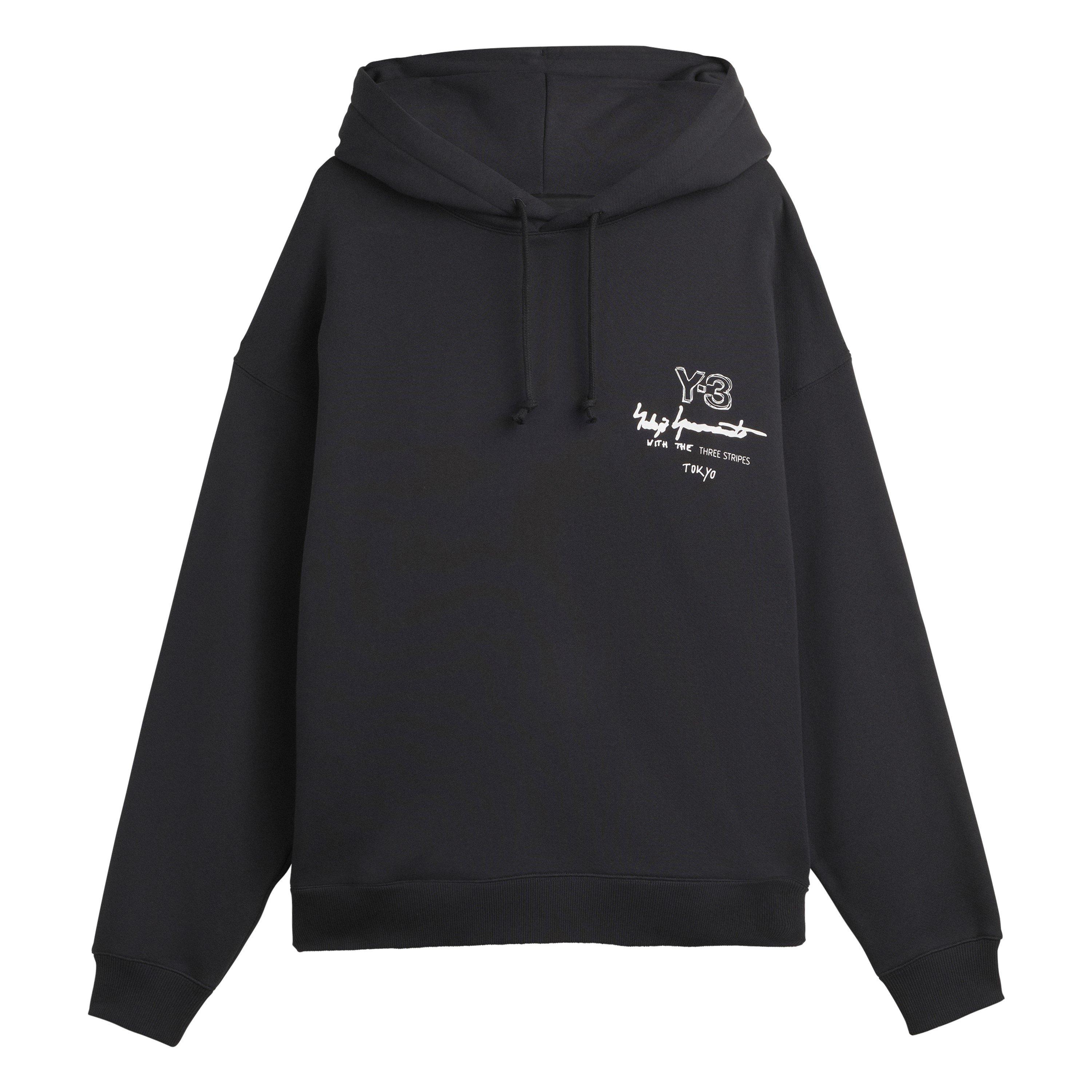 Black - Y3 - Men's Pull Over Hoodie - 1