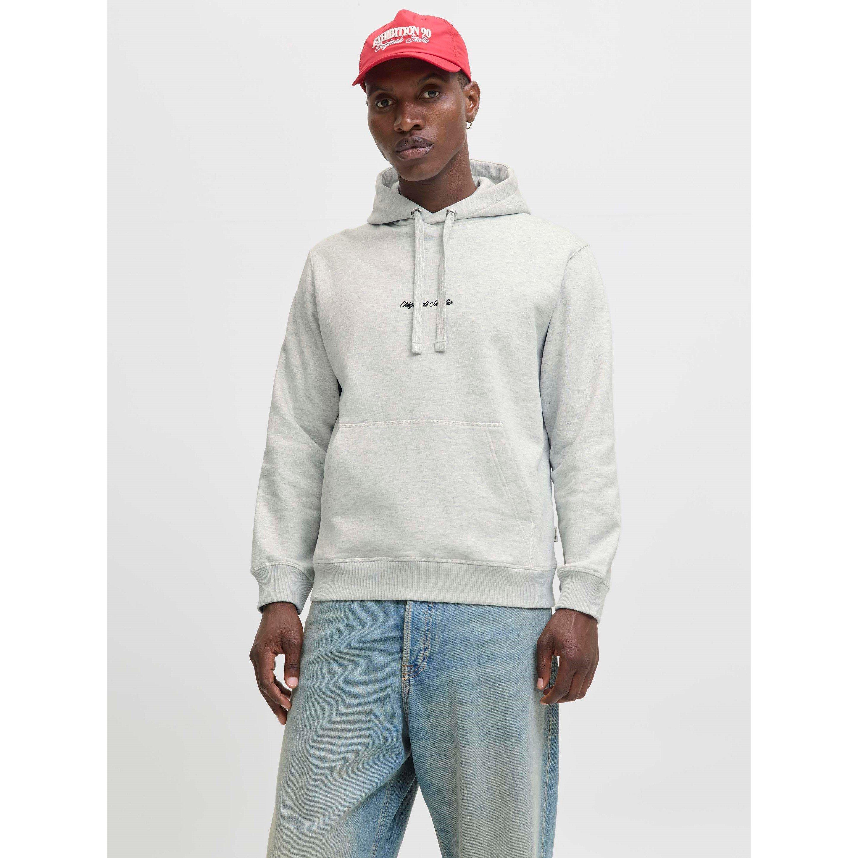White Melange - Jack and Jones - Norrebro Hoodie Mens - 2