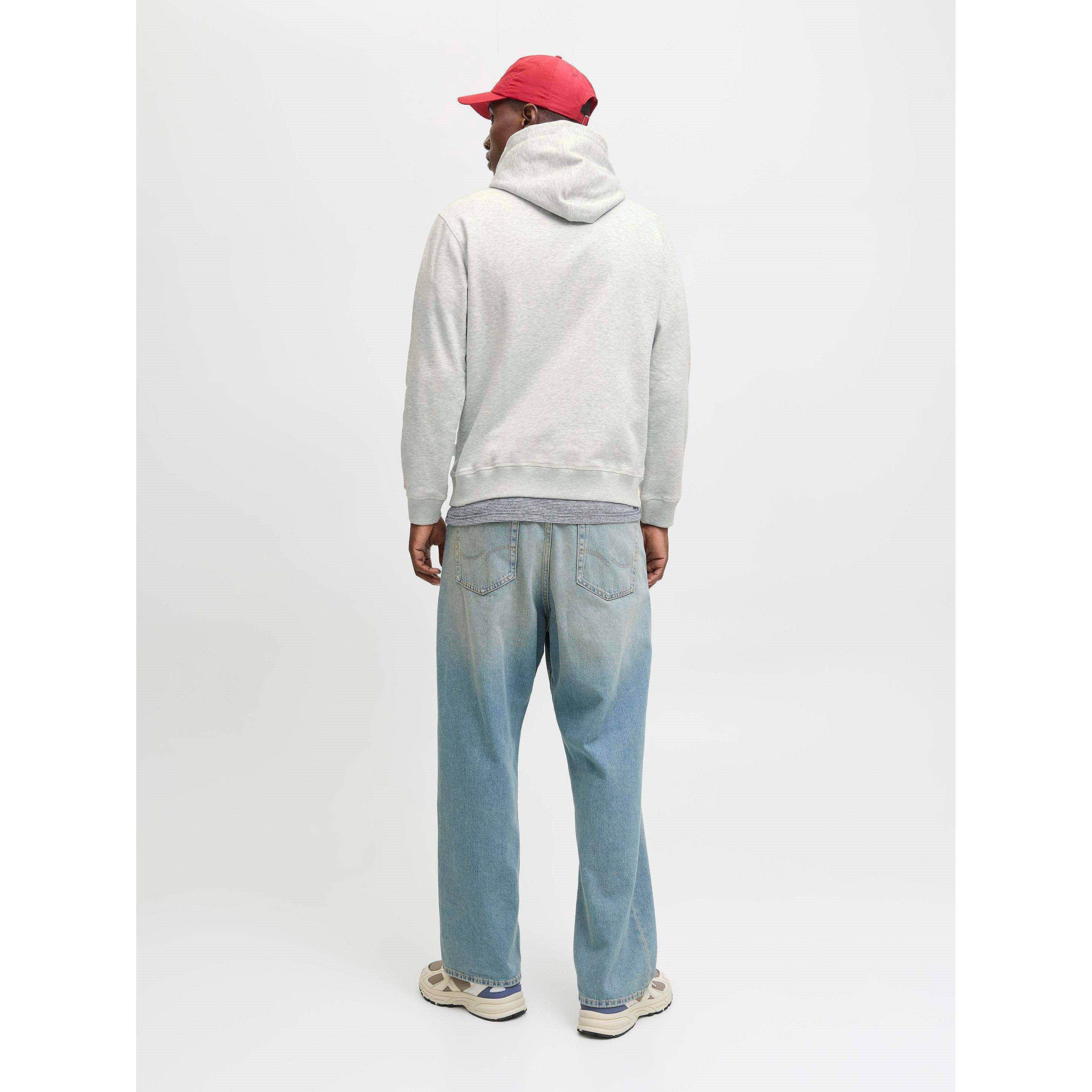 White Melange - Jack and Jones - Norrebro Hoodie Mens - 3