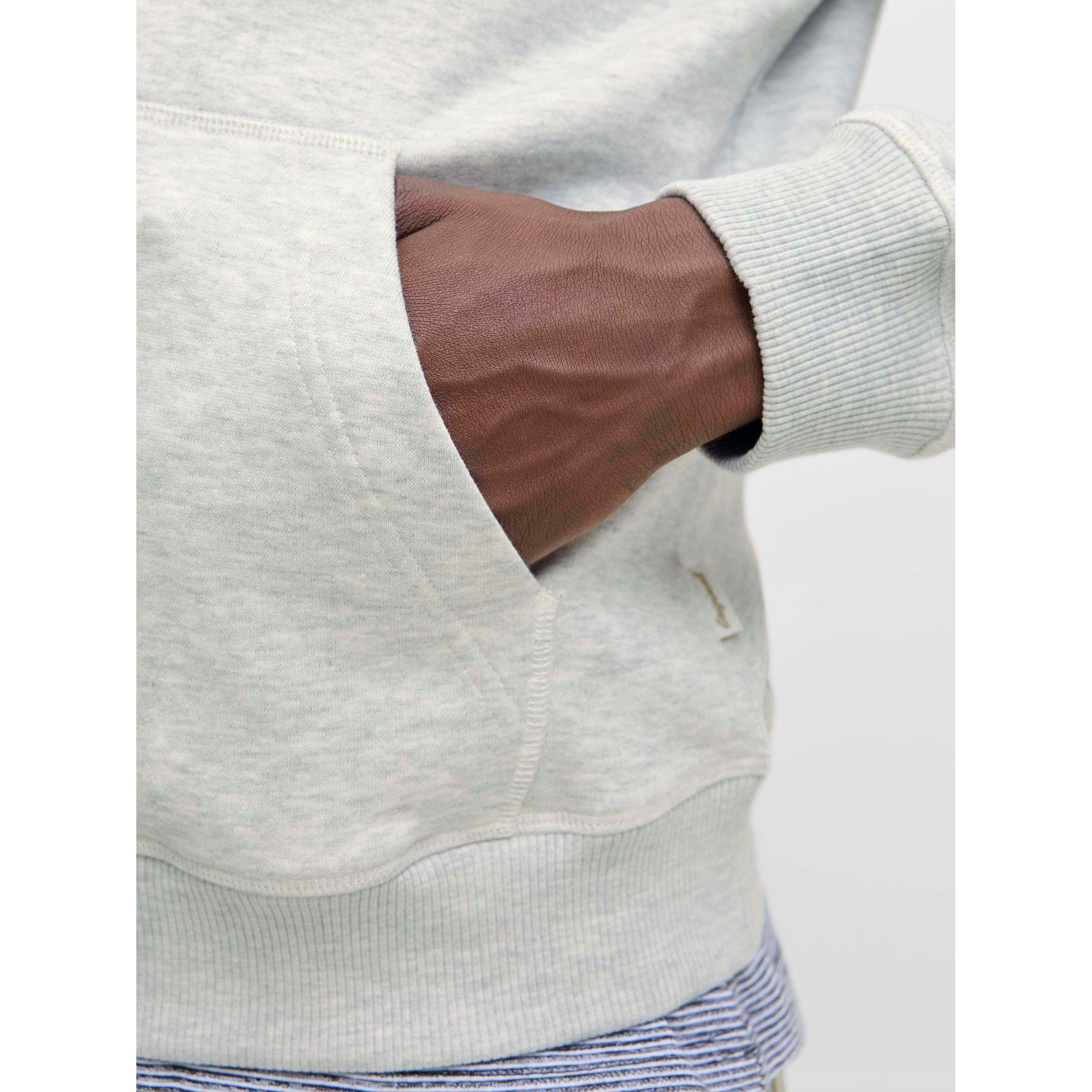 White Melange - Jack and Jones - Norrebro Hoodie Mens - 4