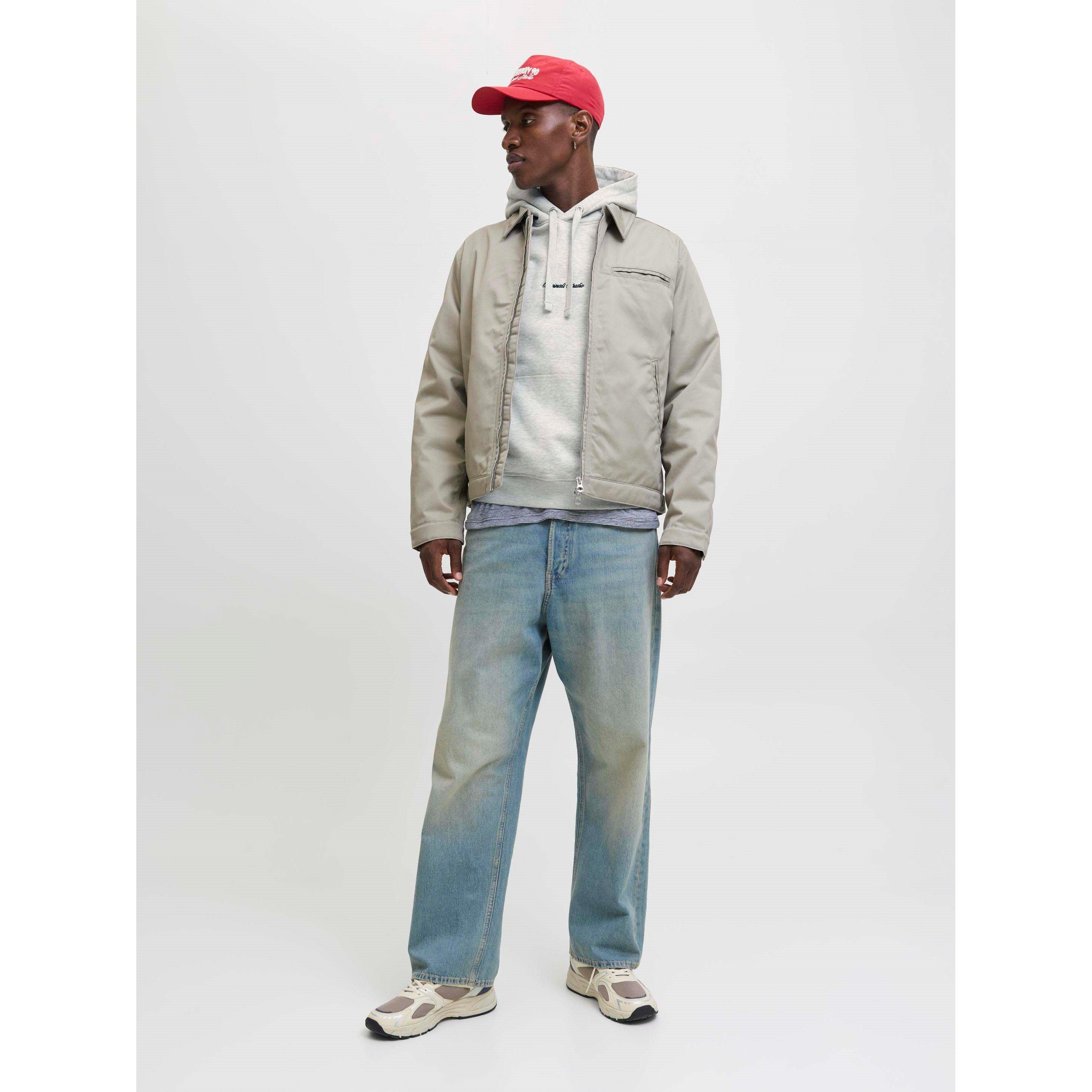White Melange - Jack and Jones - Norrebro Hoodie Mens - 7