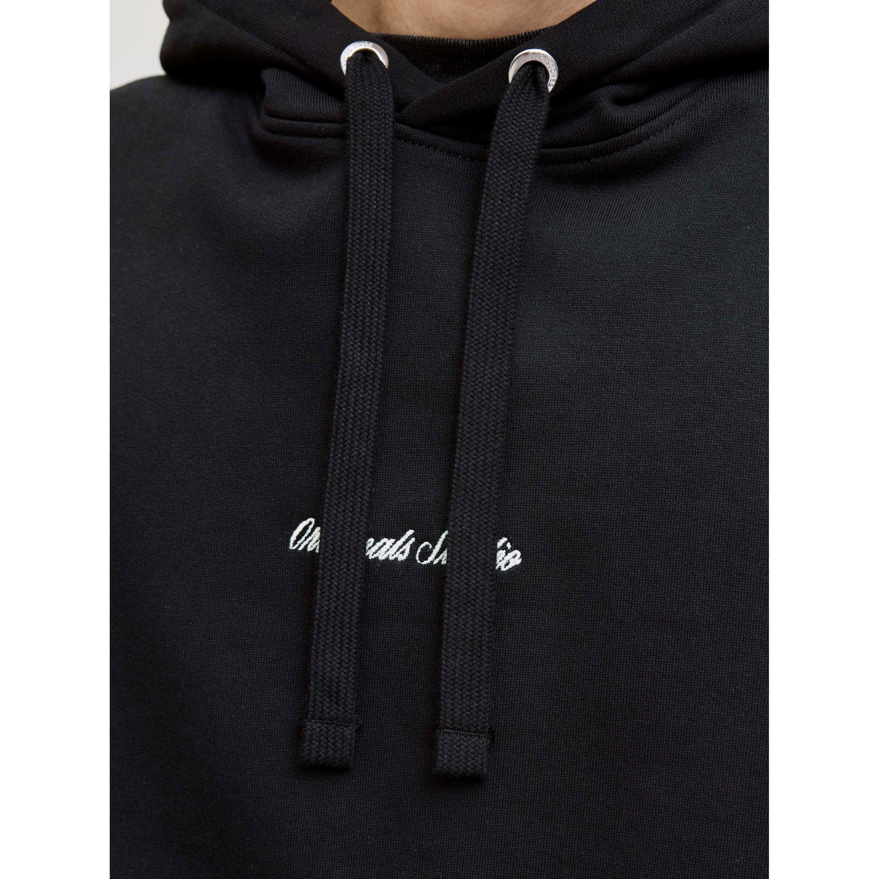 Black - Jack and Jones - Norrebro Hoodie Mens - 4