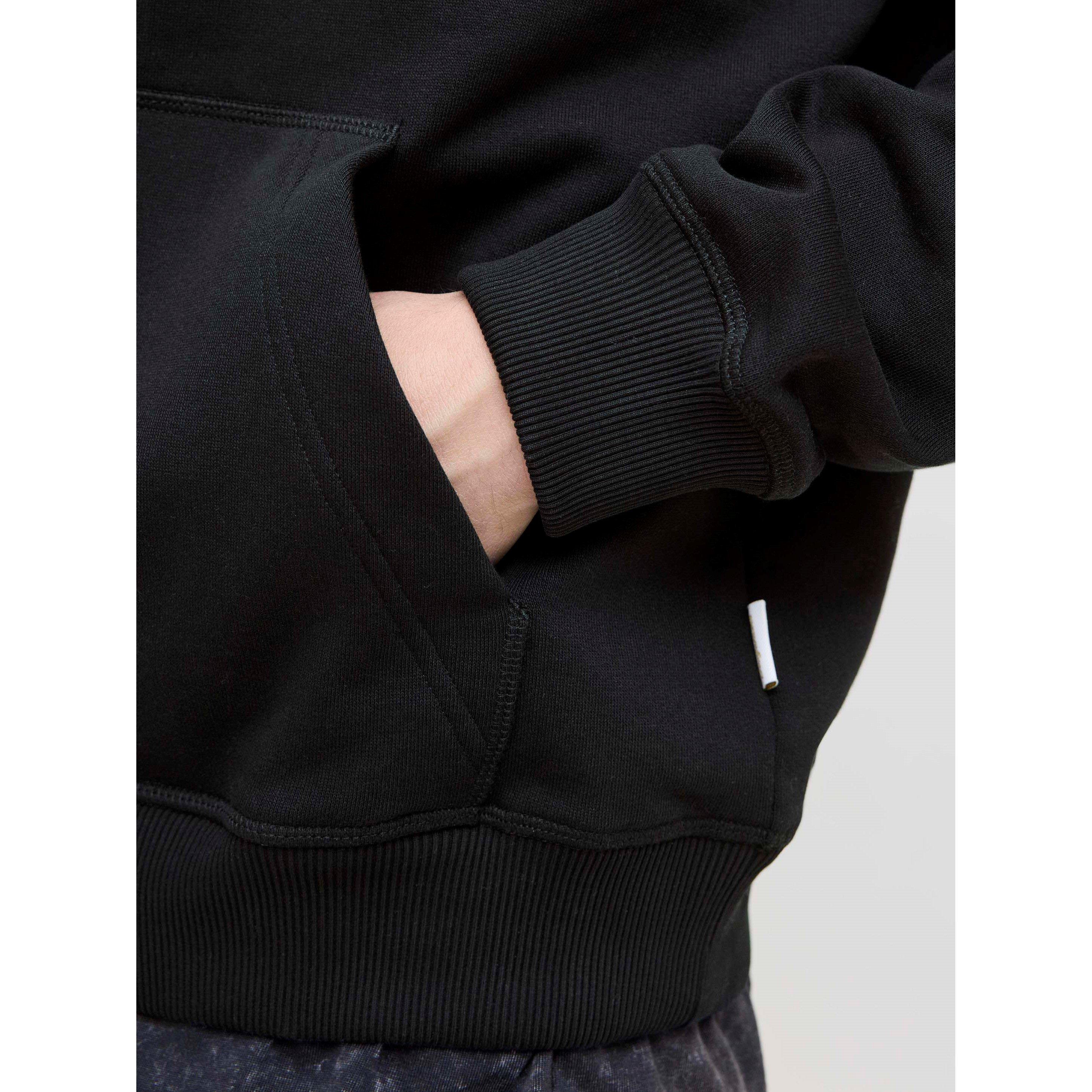 Black - Jack and Jones - Norrebro Hoodie Mens - 5