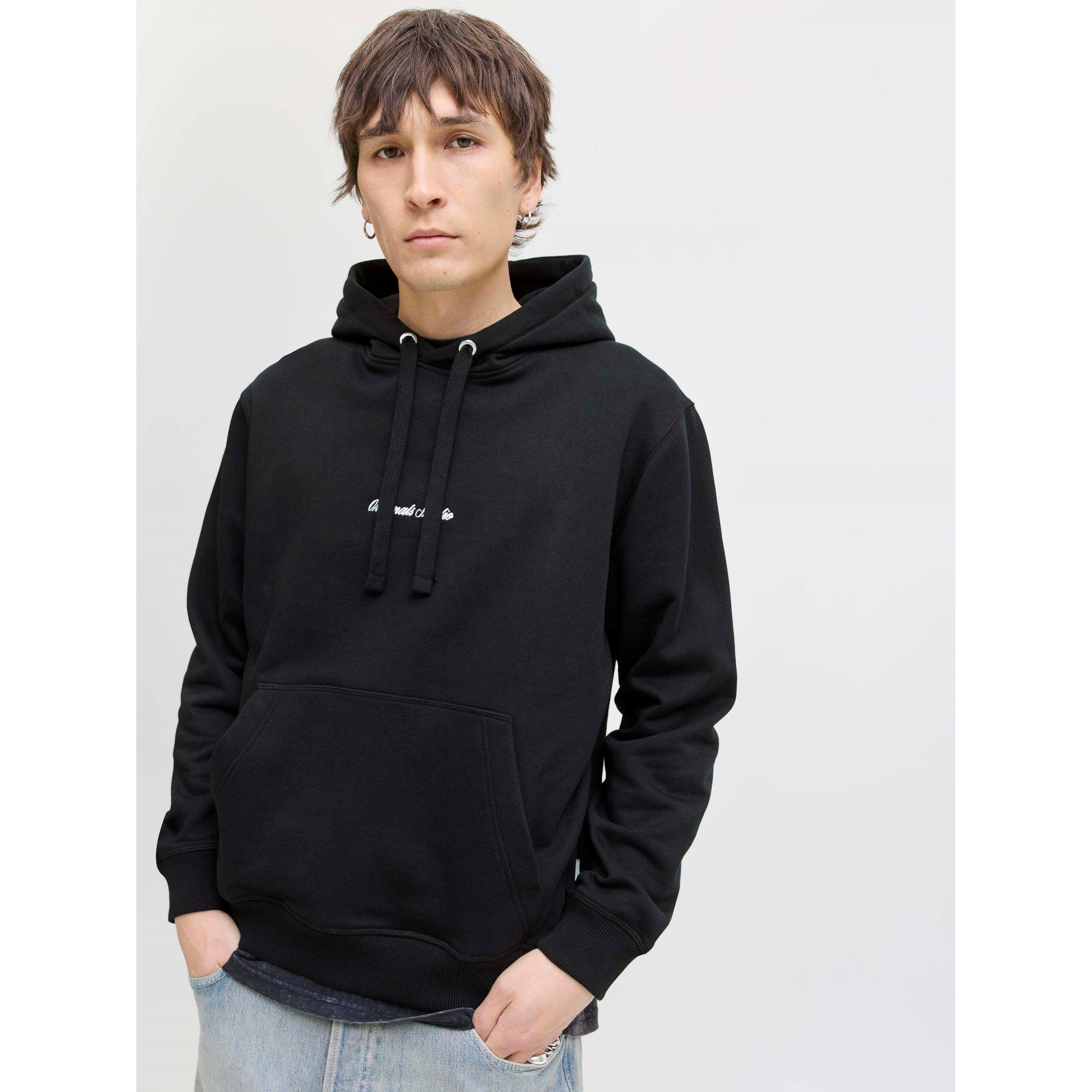 Black - Jack and Jones - Norrebro Hoodie Mens - 6
