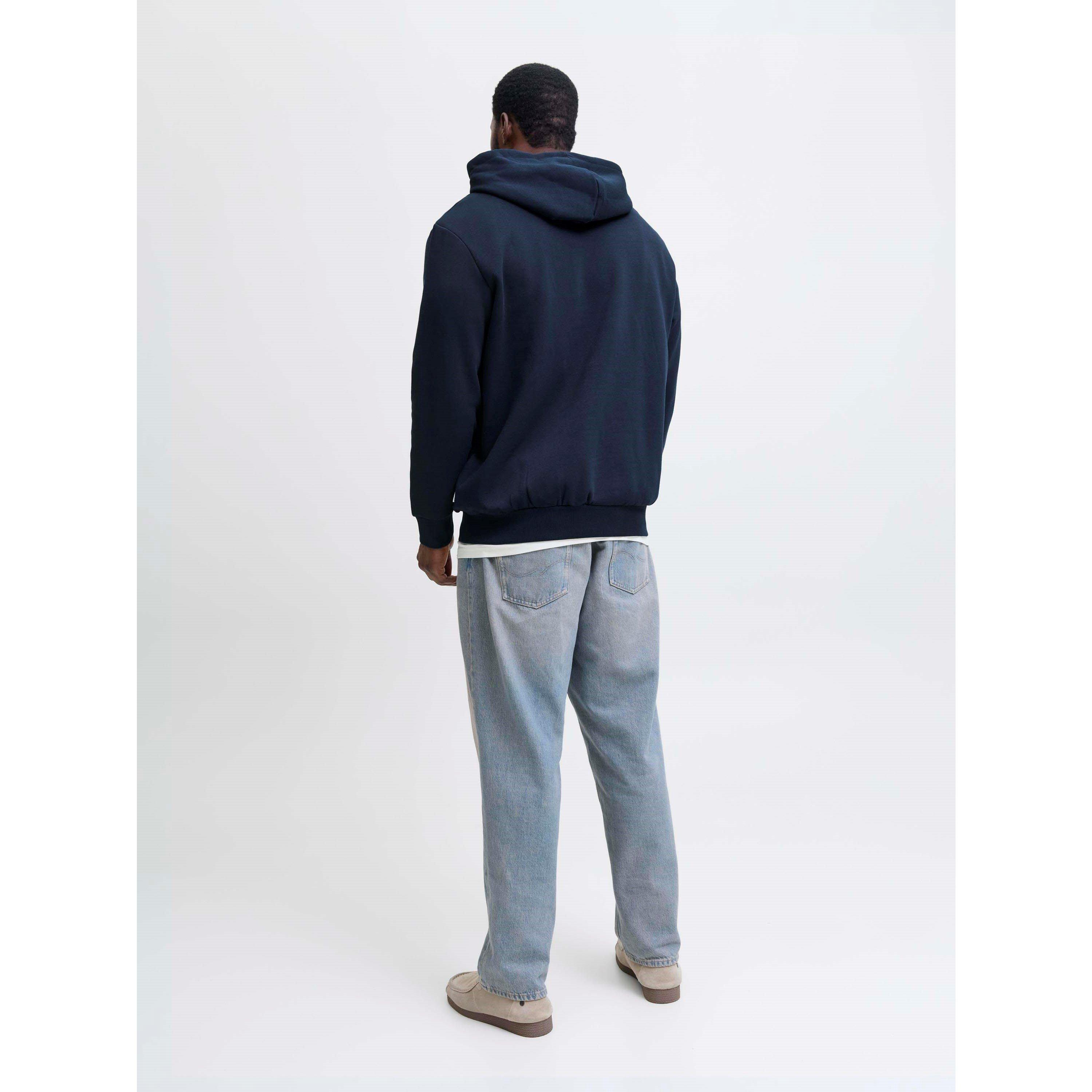 Sky Captain - Jack and Jones - Jack 2 Colour Hoodie Mens Plus Size - 3