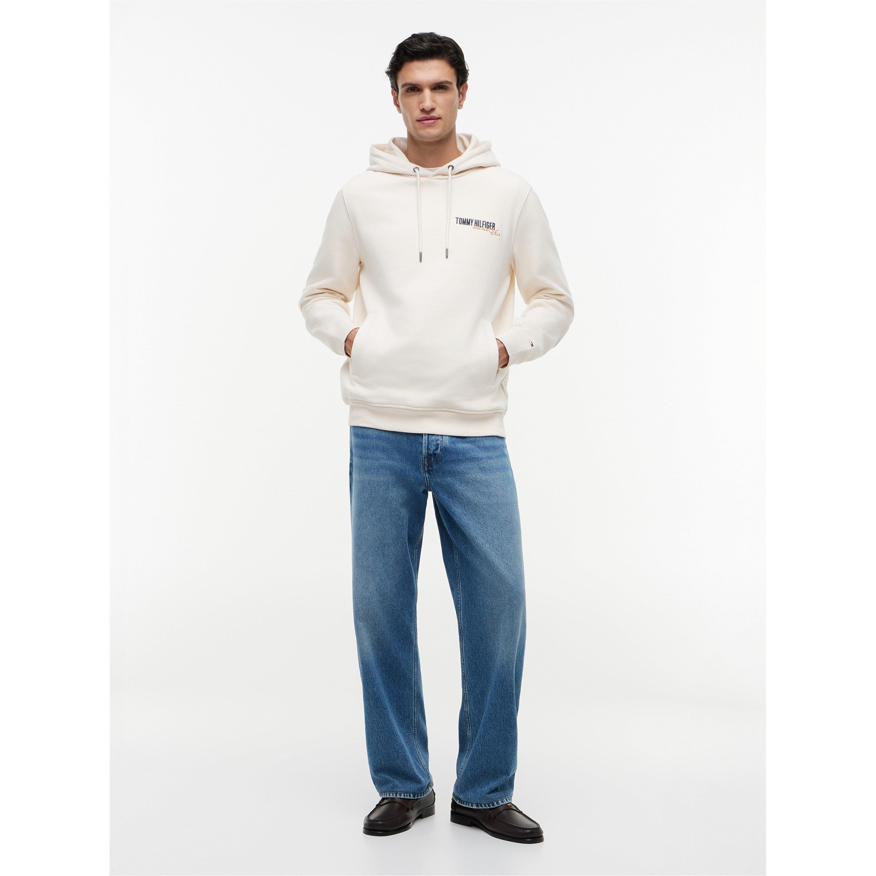Ivory Petal - Tommy Hilfiger - Men's Overhead Hoodie - 3