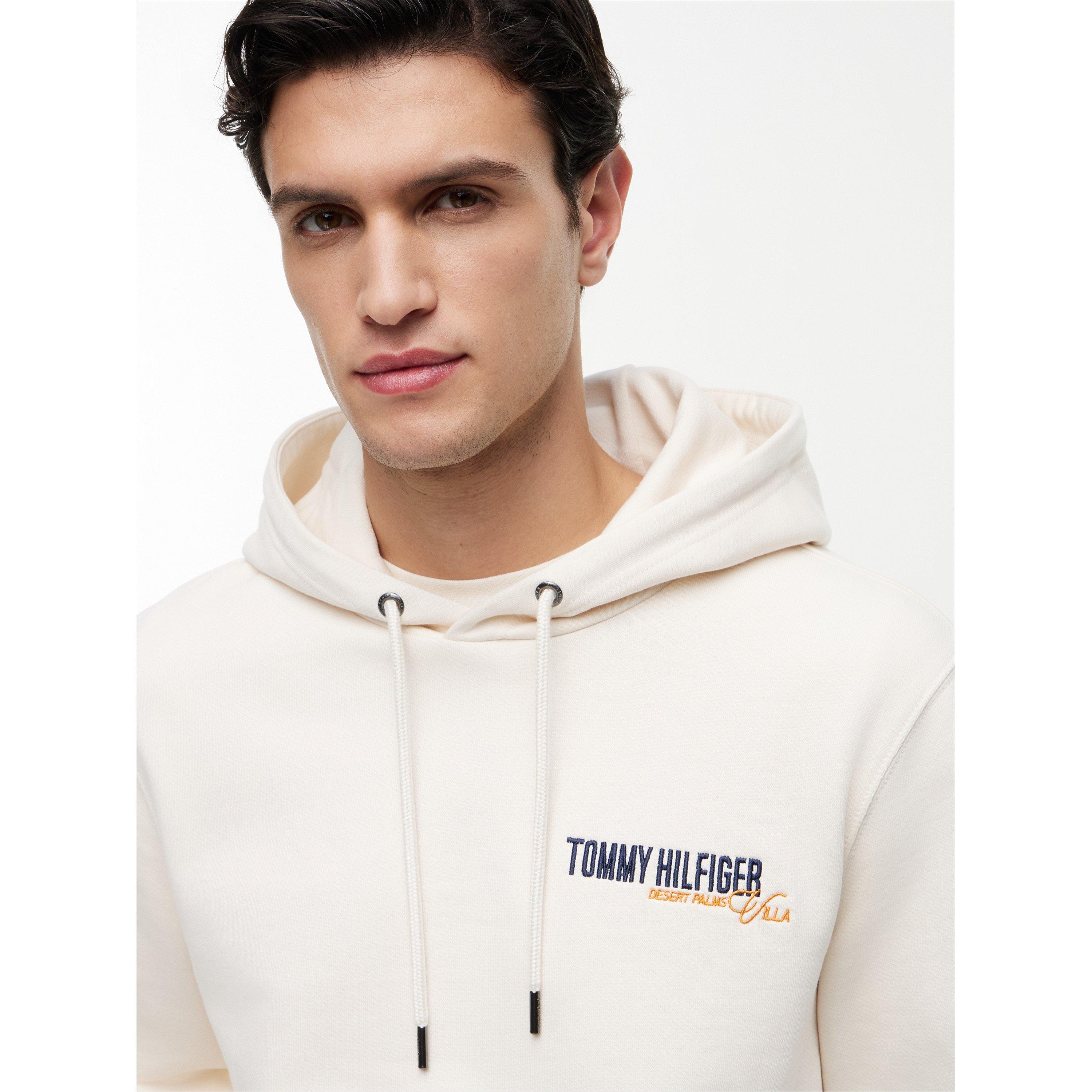 Ivory Petal - Tommy Hilfiger - Men's Overhead Hoodie - 4