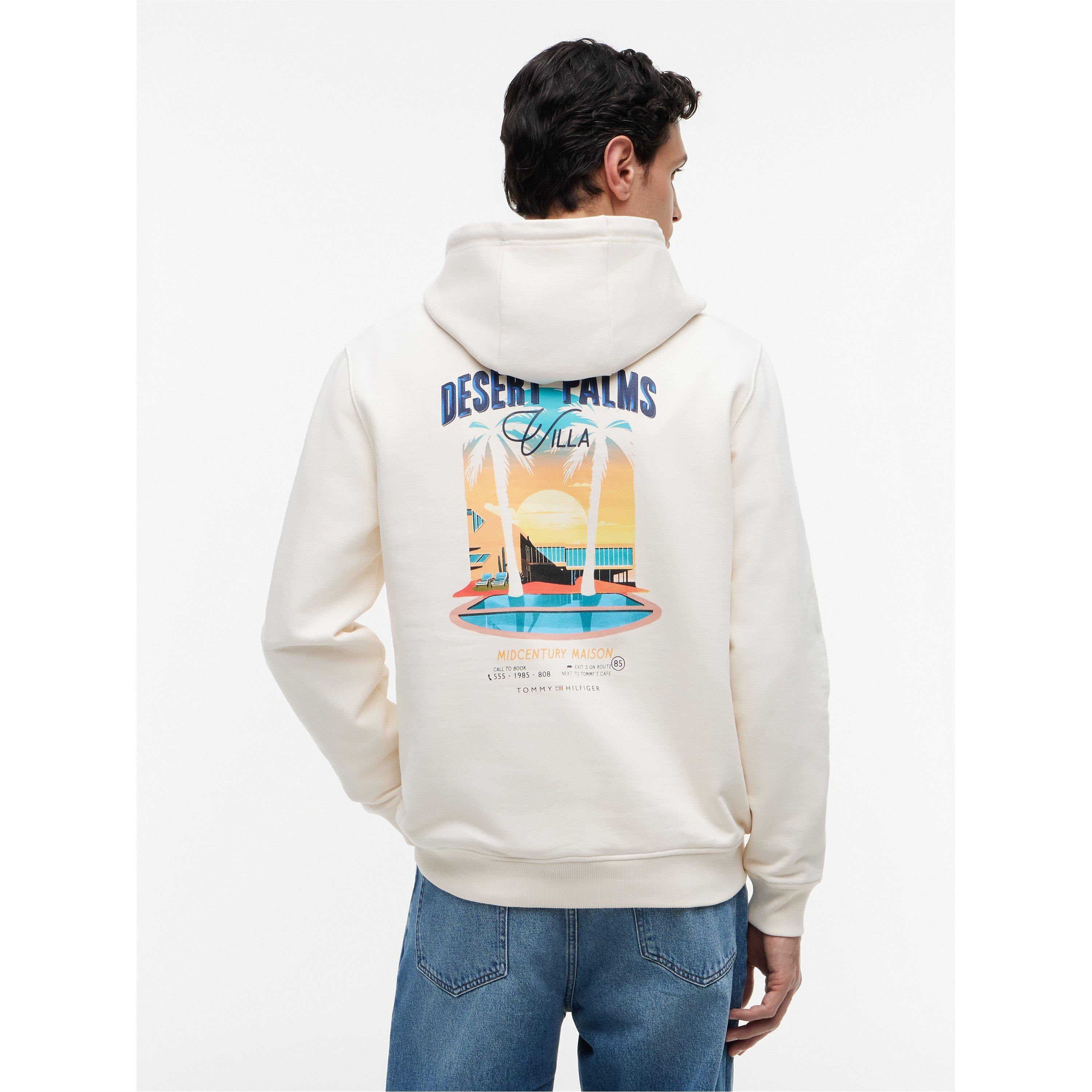 Ivory Petal - Tommy Hilfiger - Men's Overhead Hoodie - 5