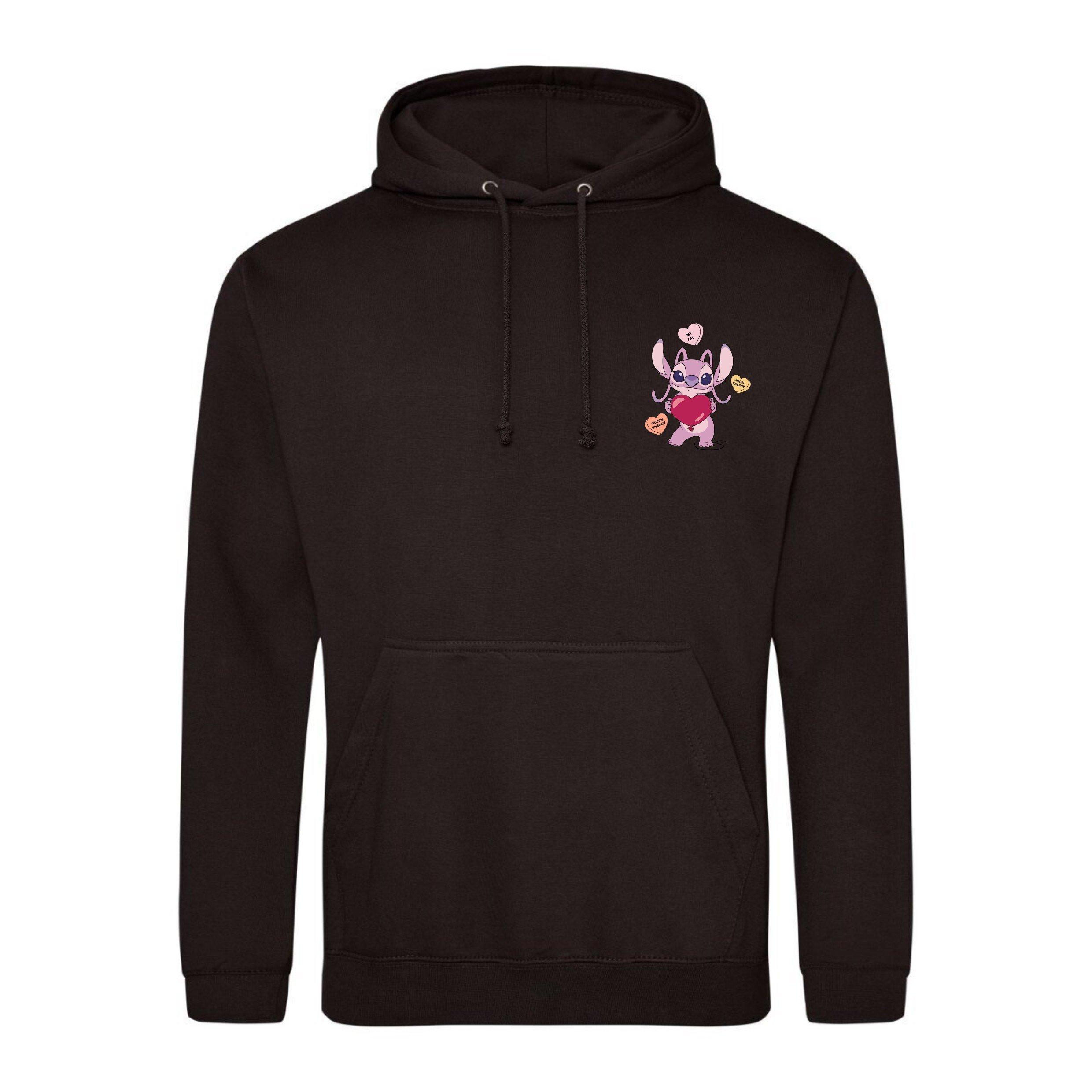 Character Disney Printed Adult Valentines Day Hoodie