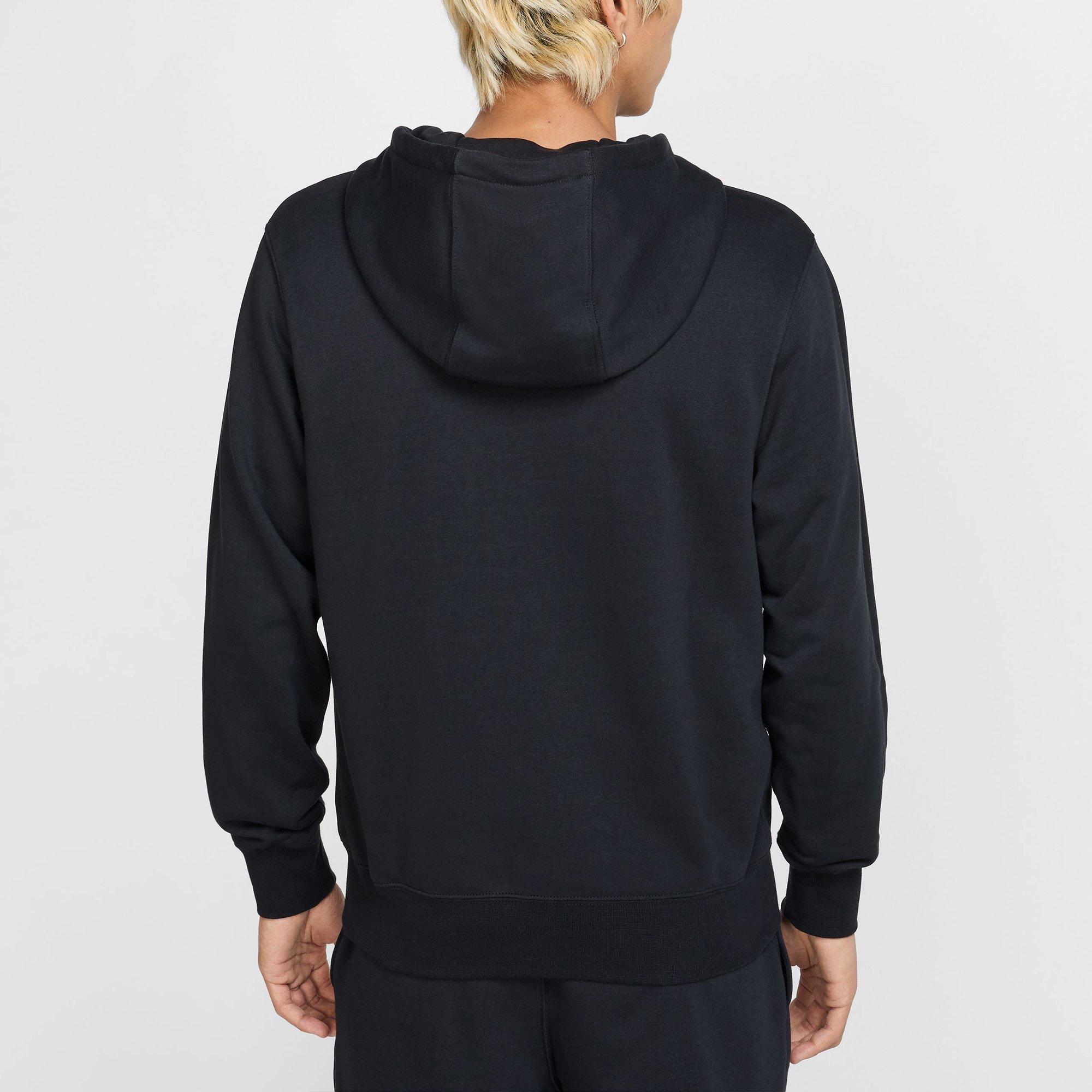 Black/Blk/White - Nike - Men's Club Zip Hoodie - 2