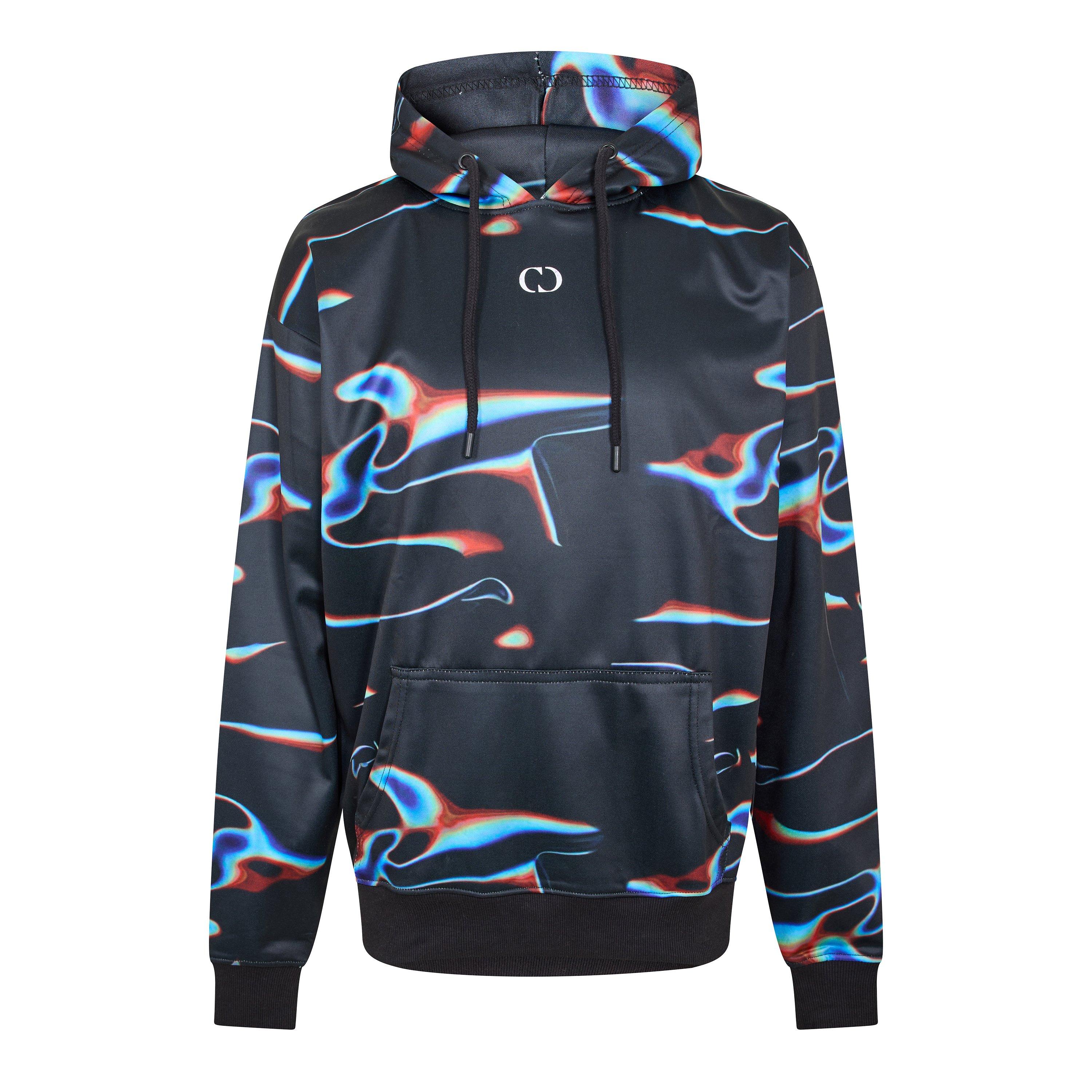 Black - Criminal Damage - Men's Warped Hood Pull Over Hoodie - 1