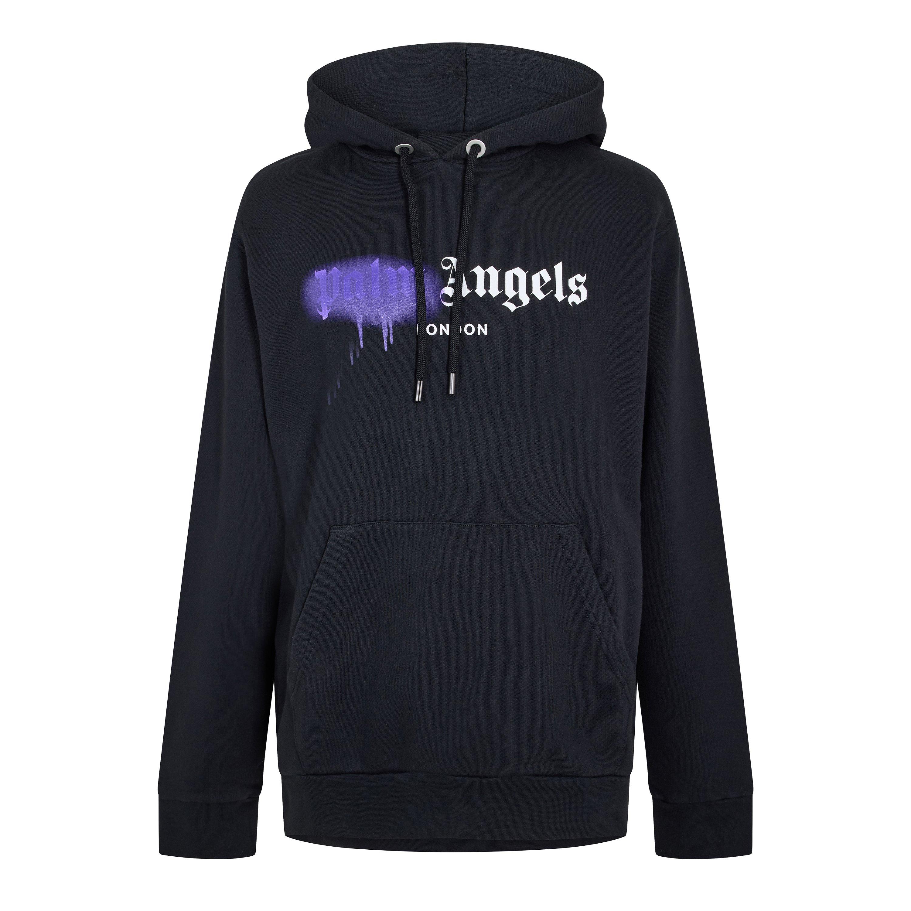 Black Purple - Palm Angels - Palm London Hoody Sn99 - 1