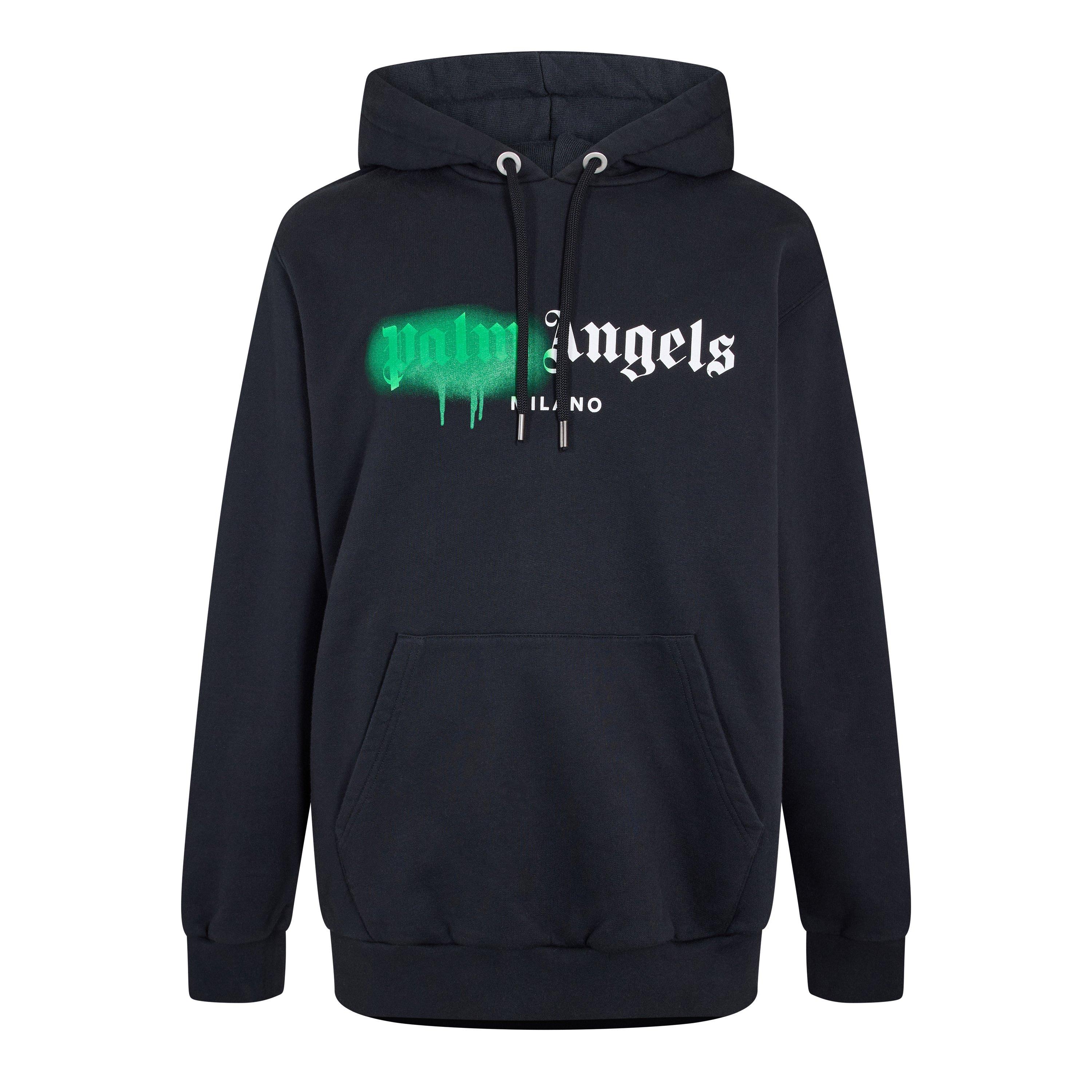 Black Green - Palm Angels - Palm Milano Hoody Sn99 - 1