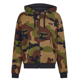 Moschino Camouflage Zip Hoodie