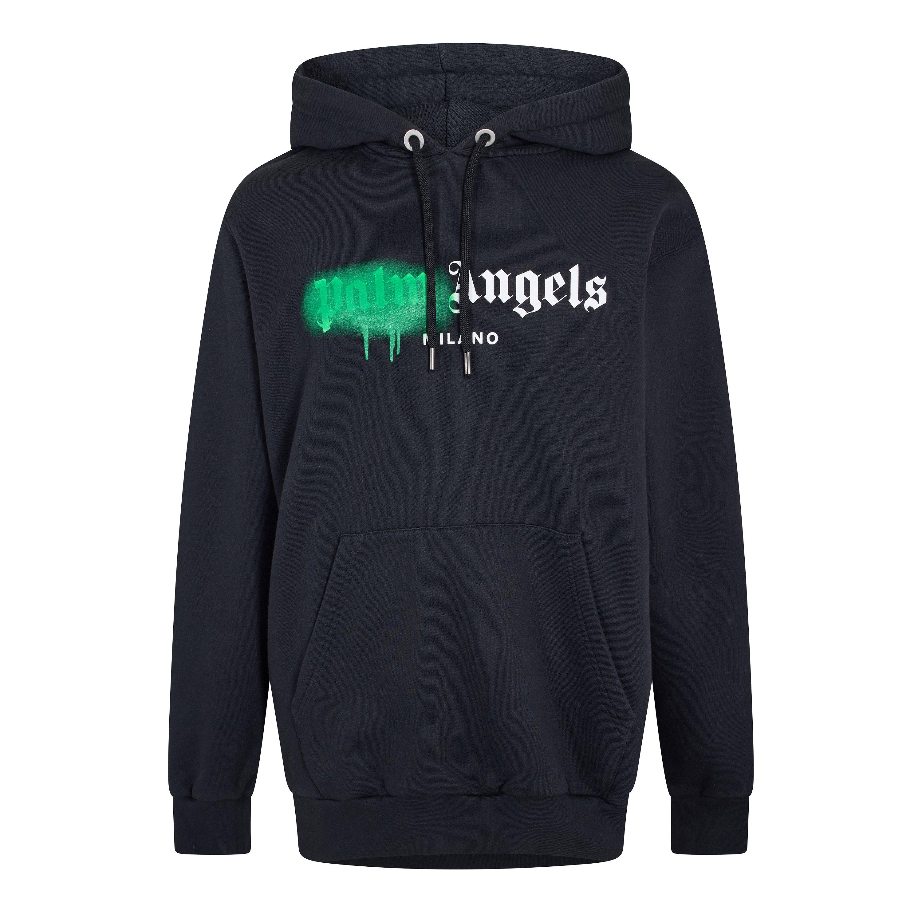 Black Green - Palm Angels - Palm Milano Hoody Sn99 - 1