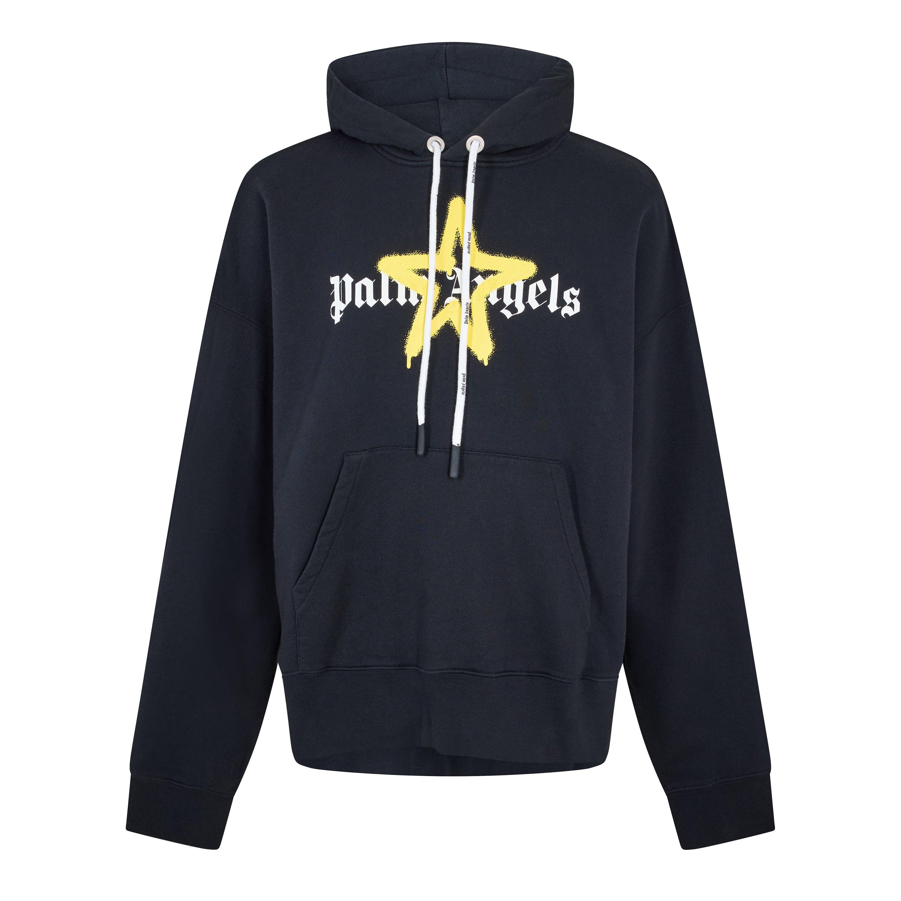 Black Yellow - Palm Angels - Palm Star Hoody Sn99 - 1