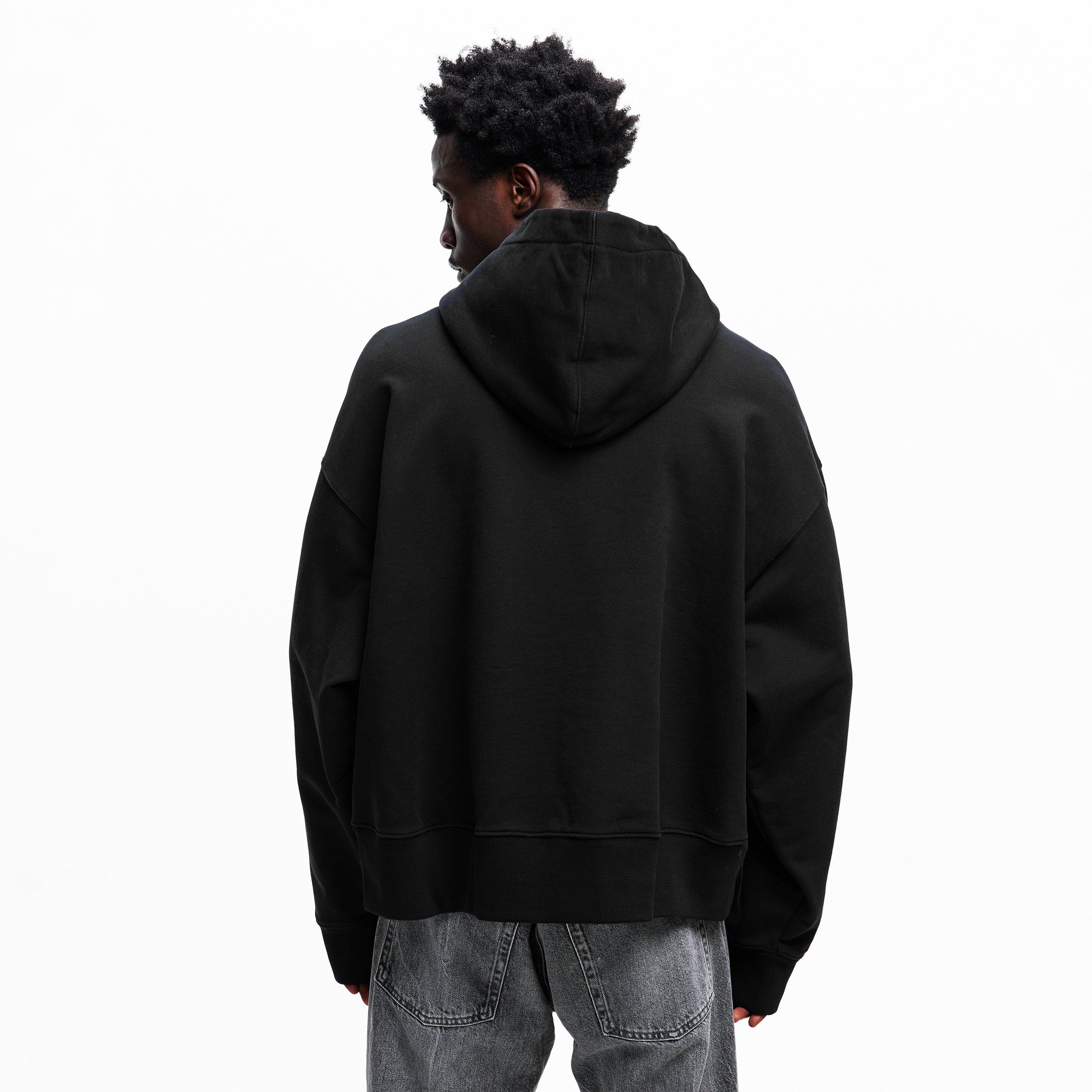 Black Red - Palm Angels - Men's Pull Over Hoodie - 4