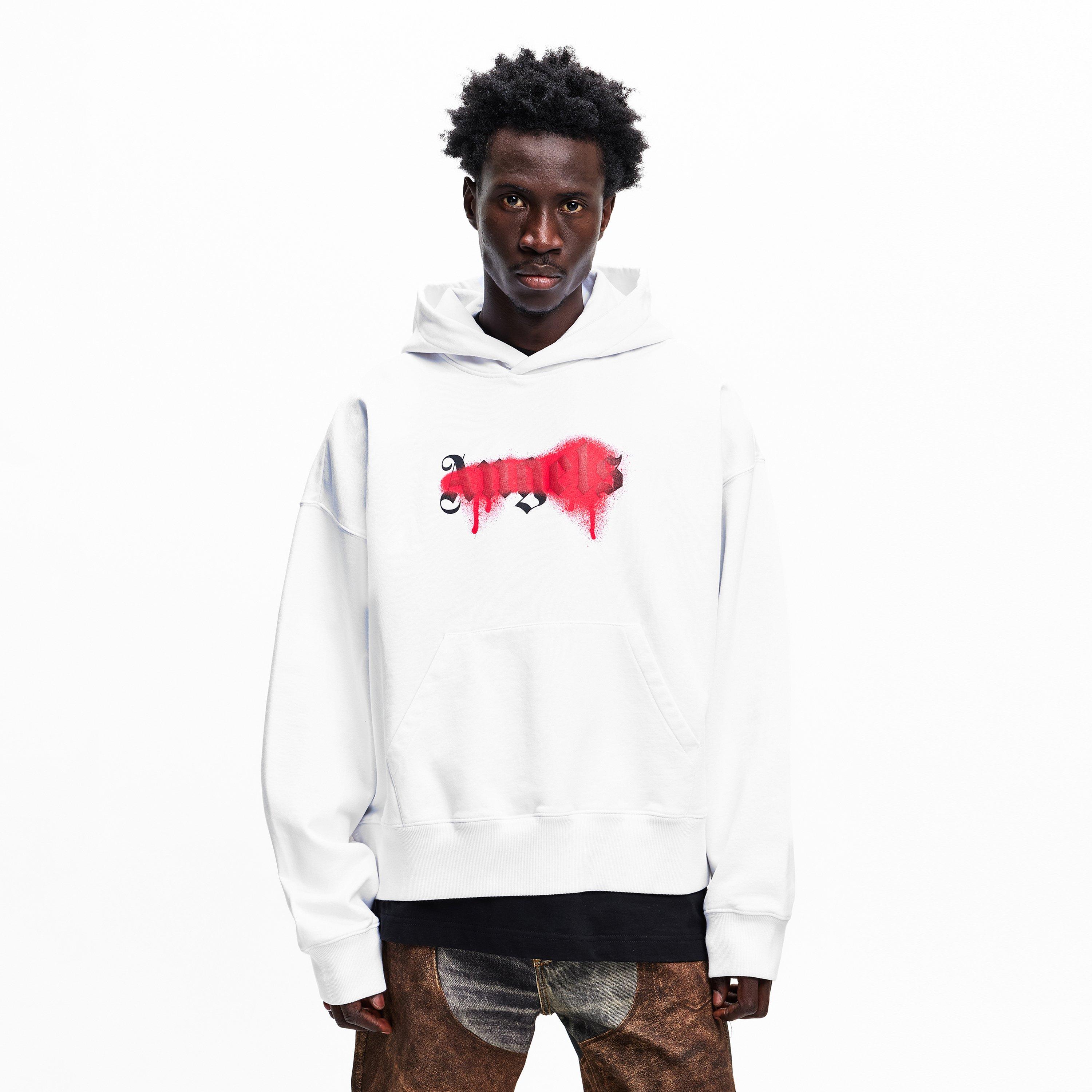 White Red - Palm Angels - Palm Angels Hoody Sn99 - 3