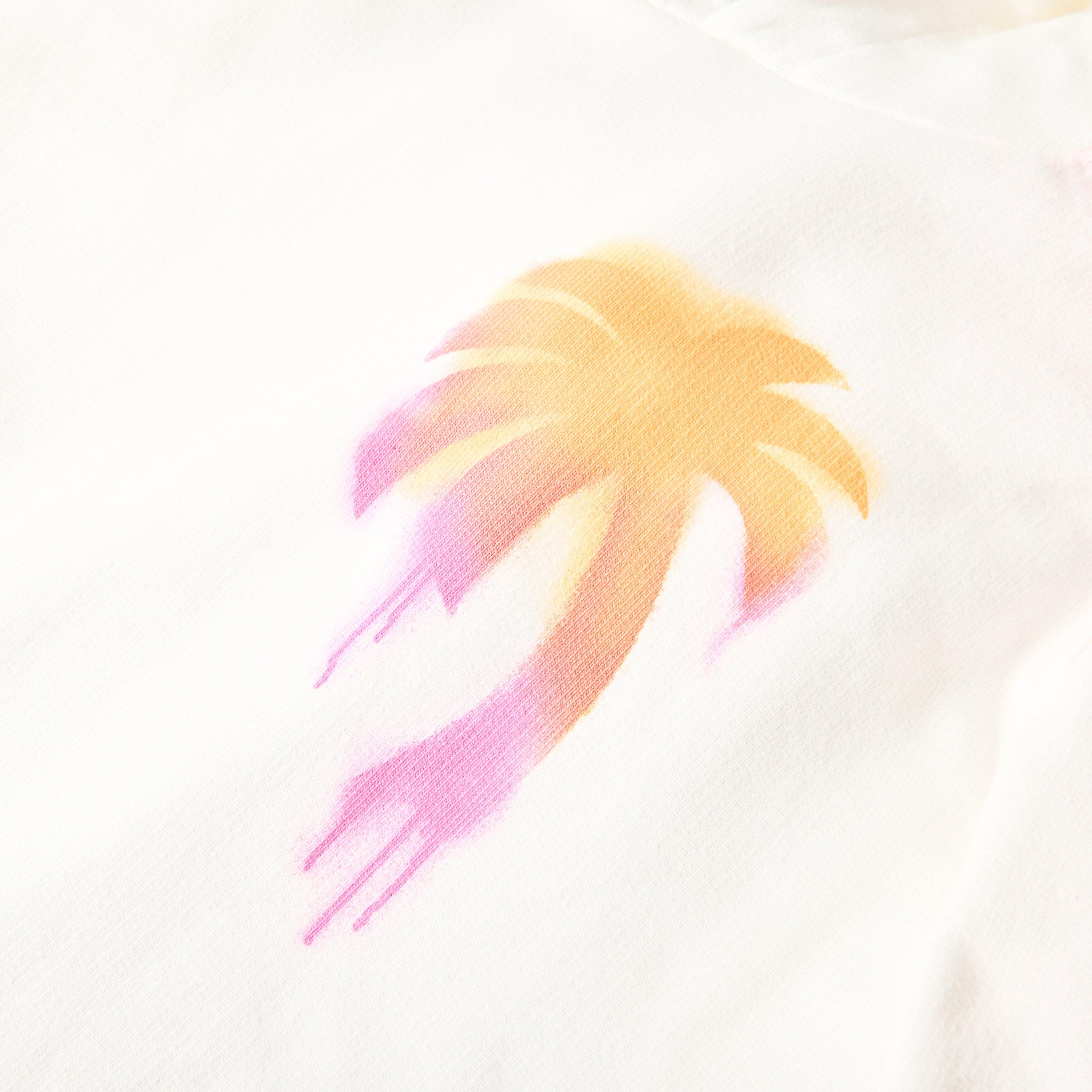 White Multi - Palm Angels - Men's Pull Over Hoodie - 3