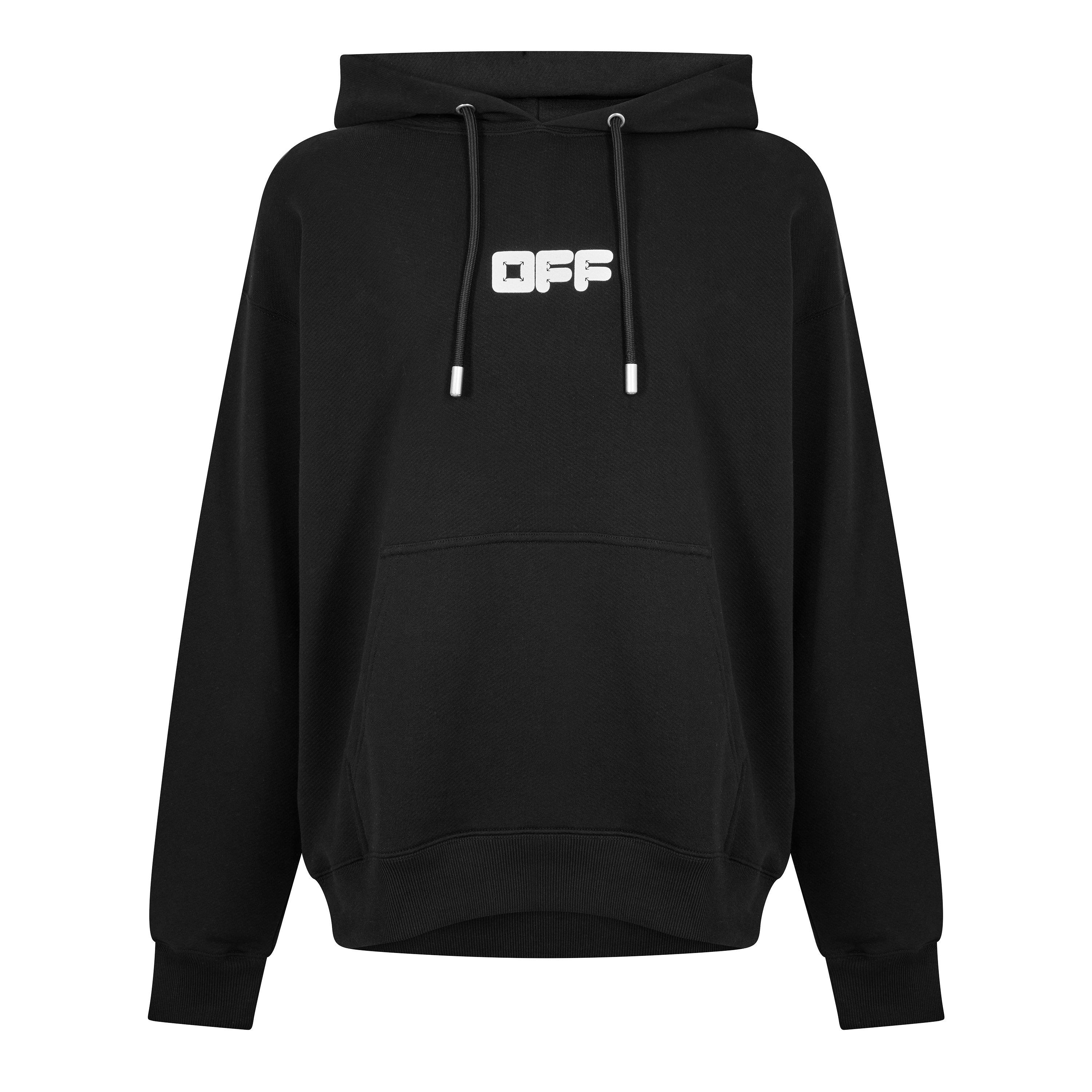 Off White Men's Overhead Hoodie - Black - XS
