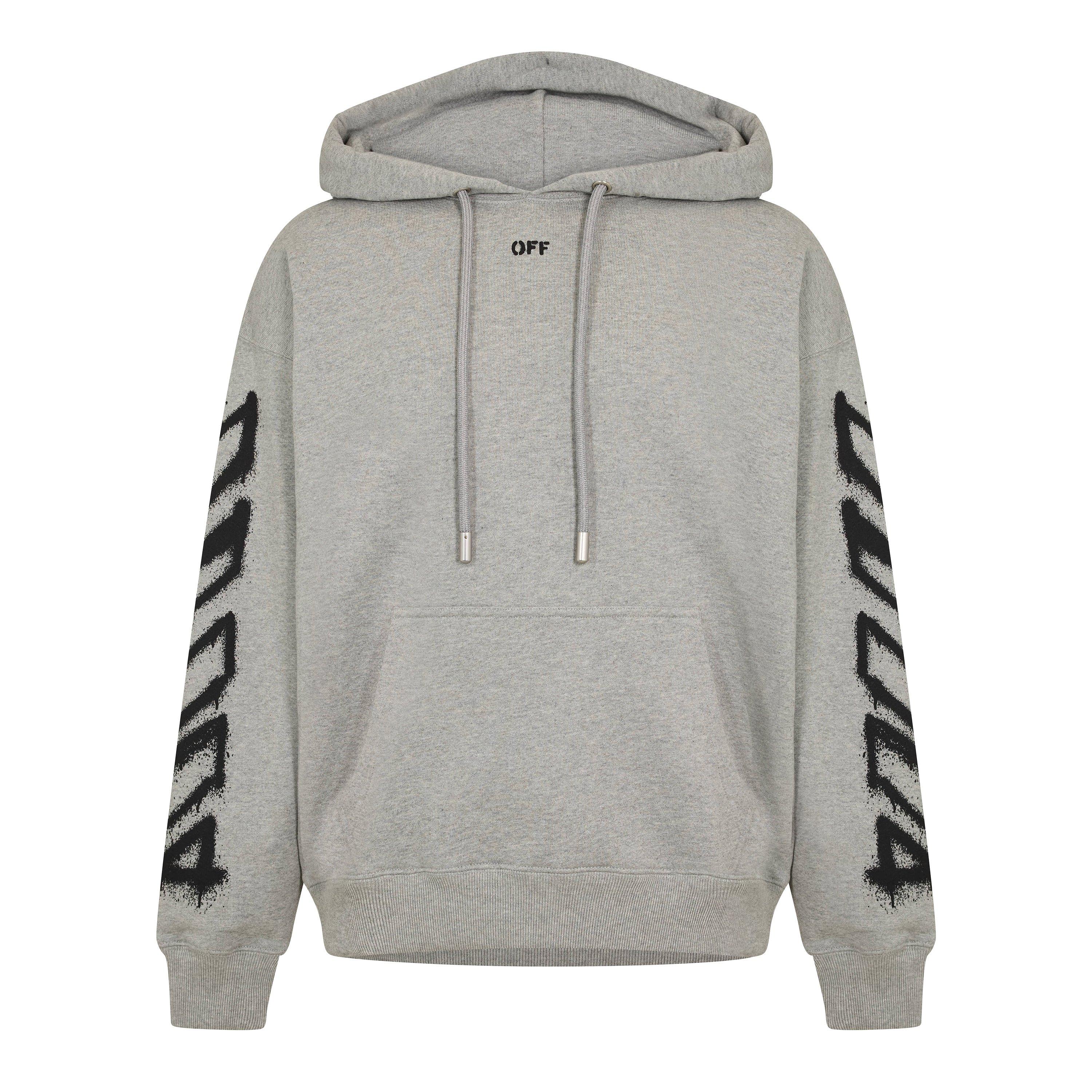 Off White Men's Overhead Hoodie - Light Grey - XS
