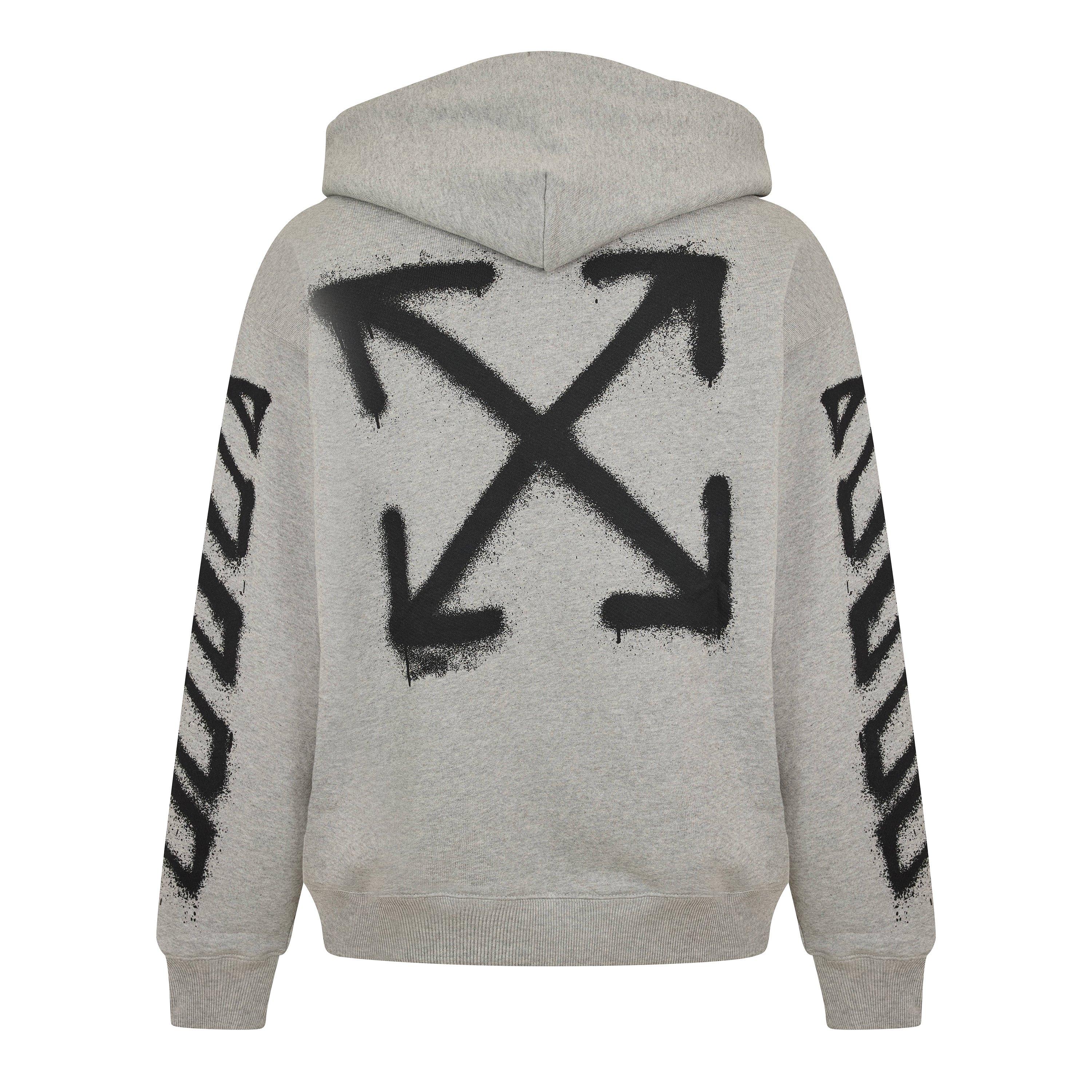 Light Grey - Off White - Men's Overhead Hoodie - 2