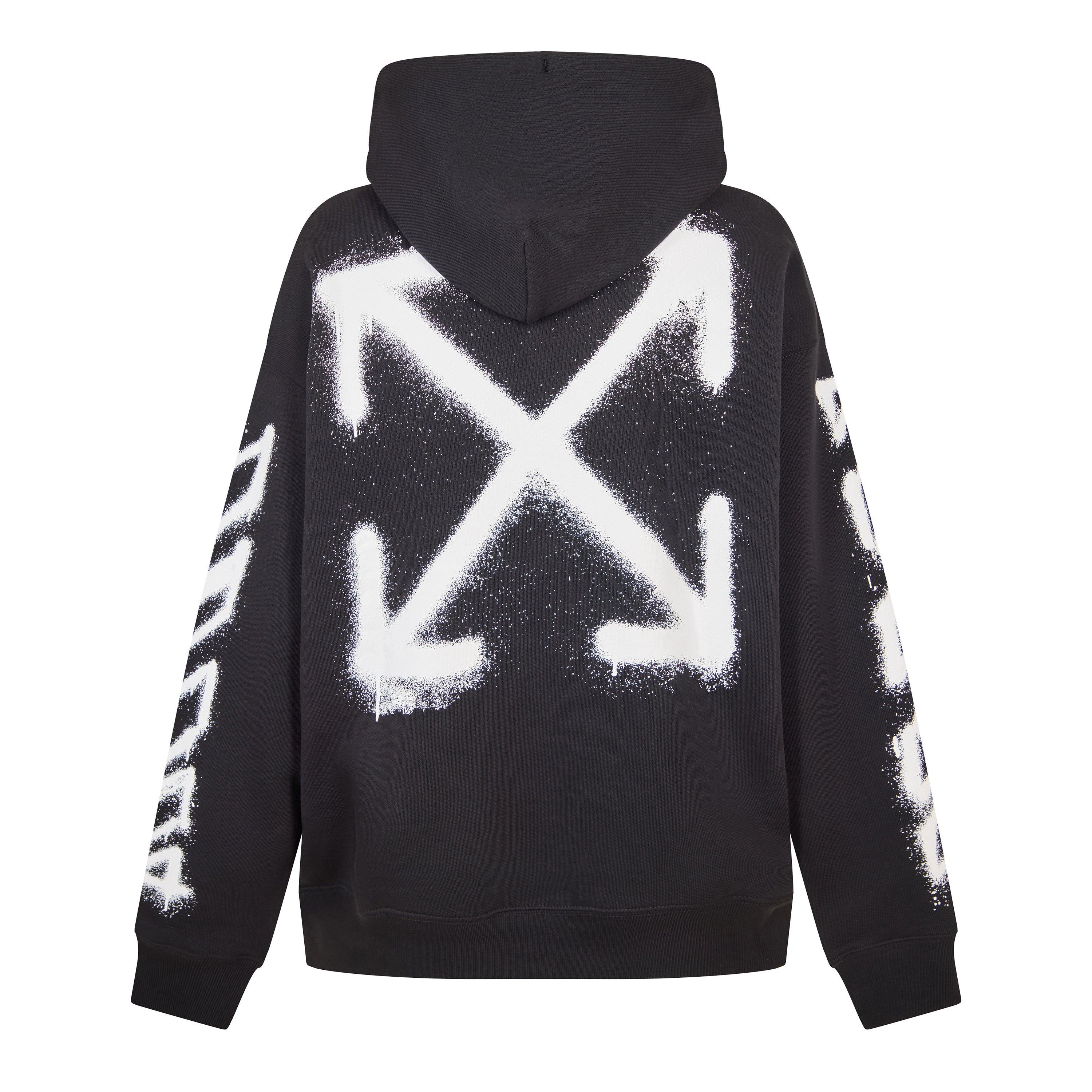 Black - Off White - Men's Overhead Hoodie - 2