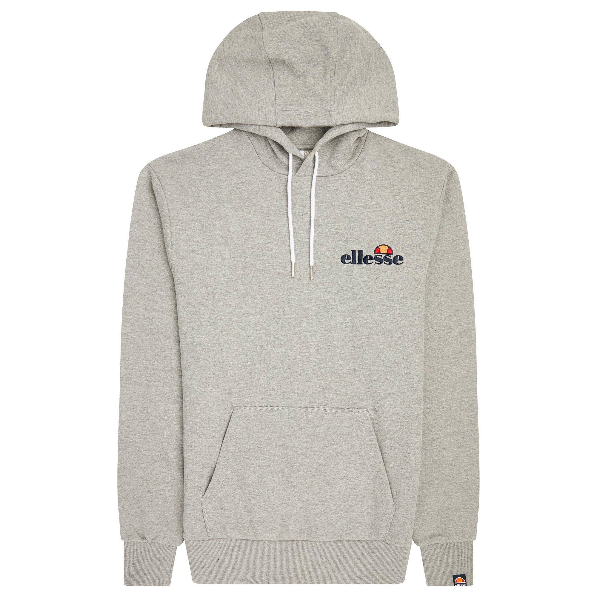 Ellesse Men's Prim Pull Over Hoodie - Grey Marl - Small