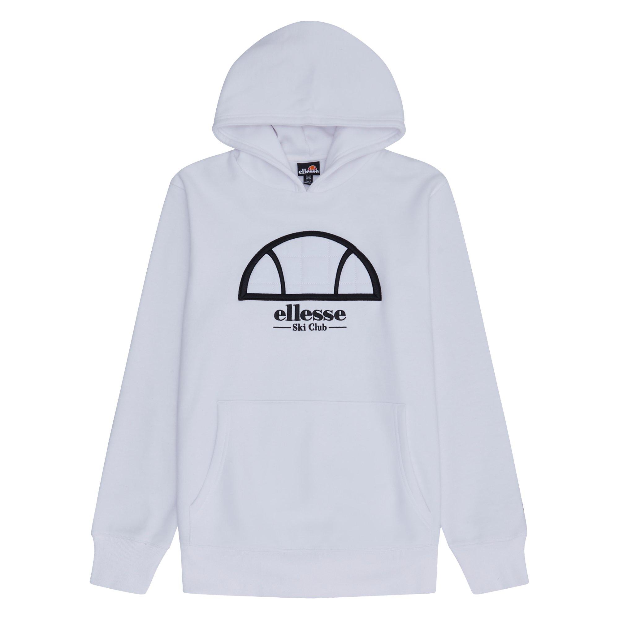 Ellesse Men's Skil Over The Head Hoodie - White - Small
