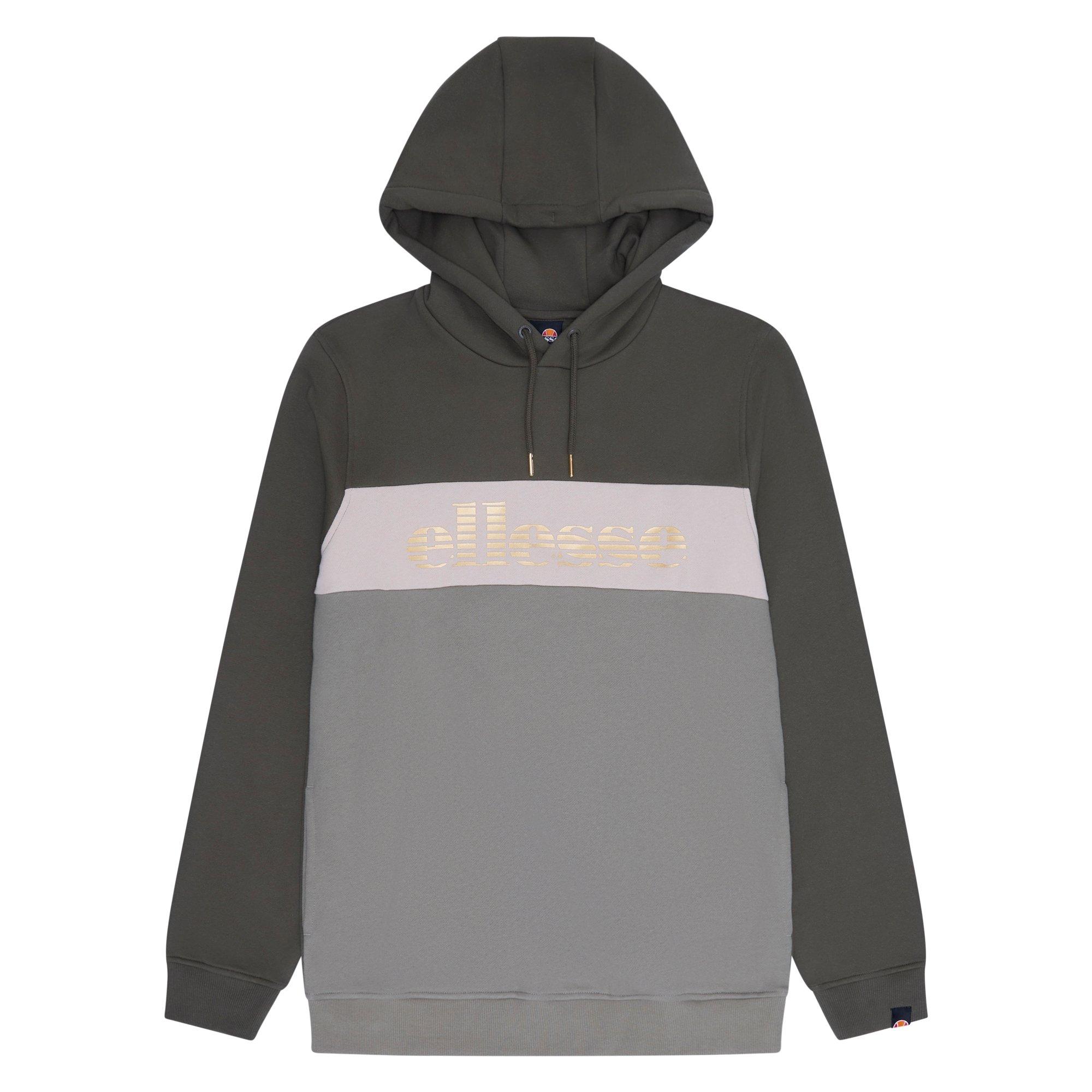 Ellesse Men's Simons Pull Over Hoodie - Khaki - Small