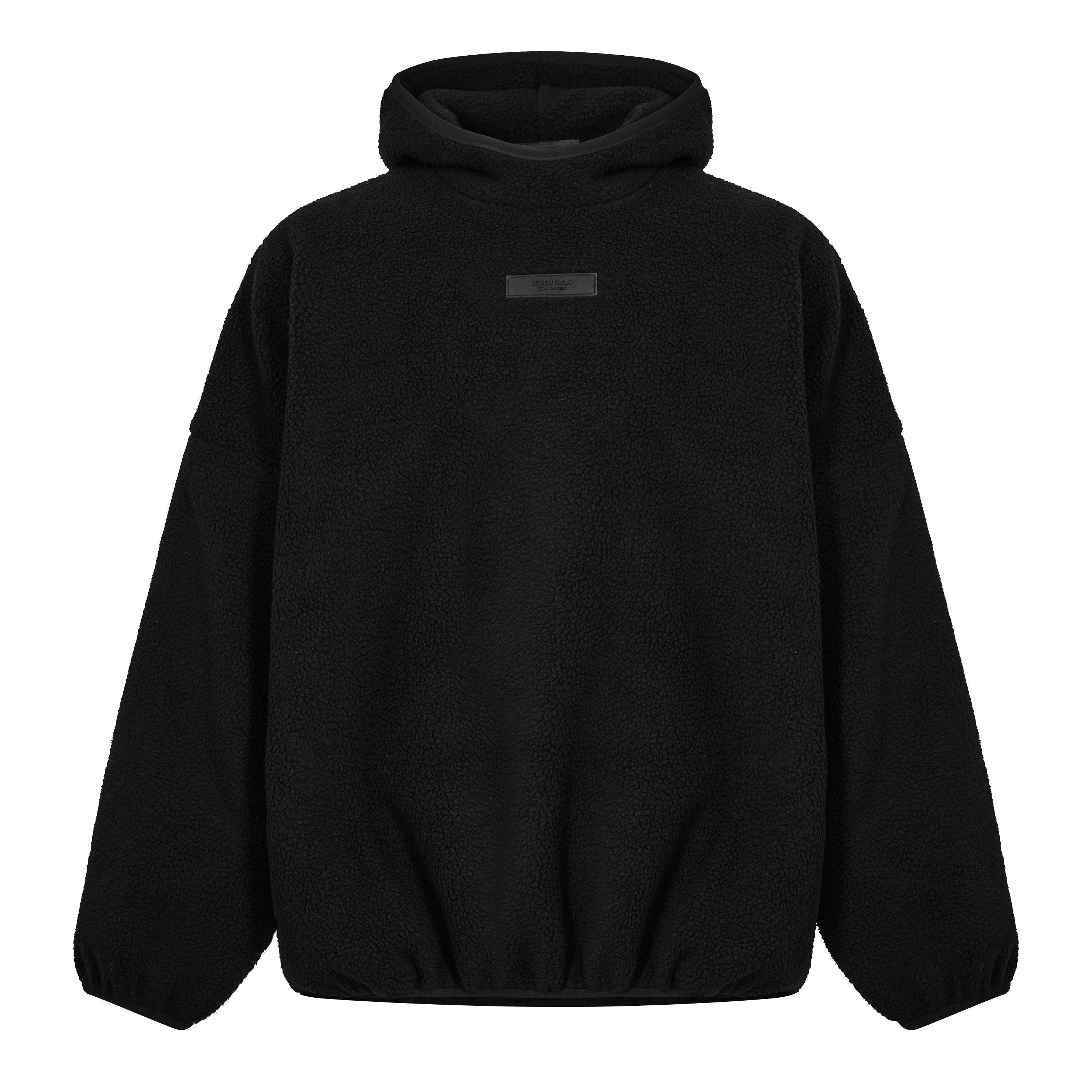 Fear Of God Essentials Men's Overhead Hoodie - Black - 2X Large