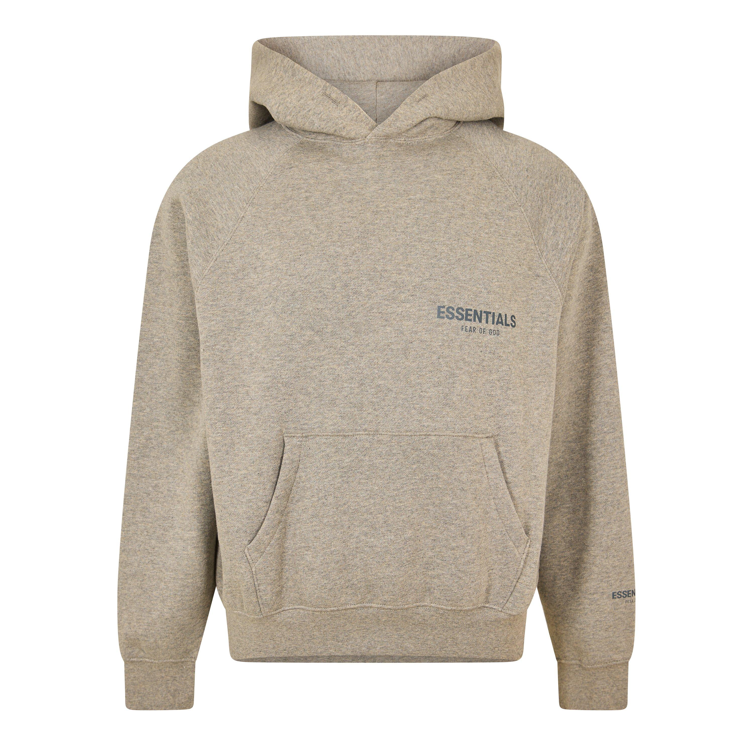 Grey - Fear Of God Essentials - Men's Overhead Hoodie - 1