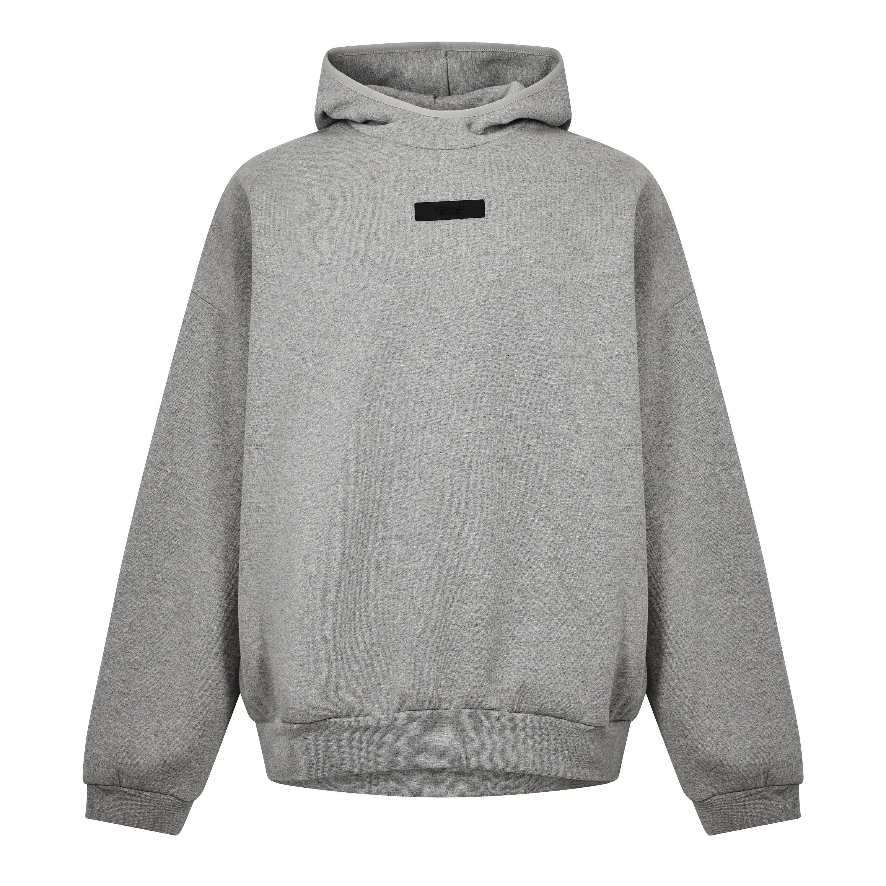 Fear Of God Essentials Men's Overhead Hoodie - Dark Hthr Oat - X Large