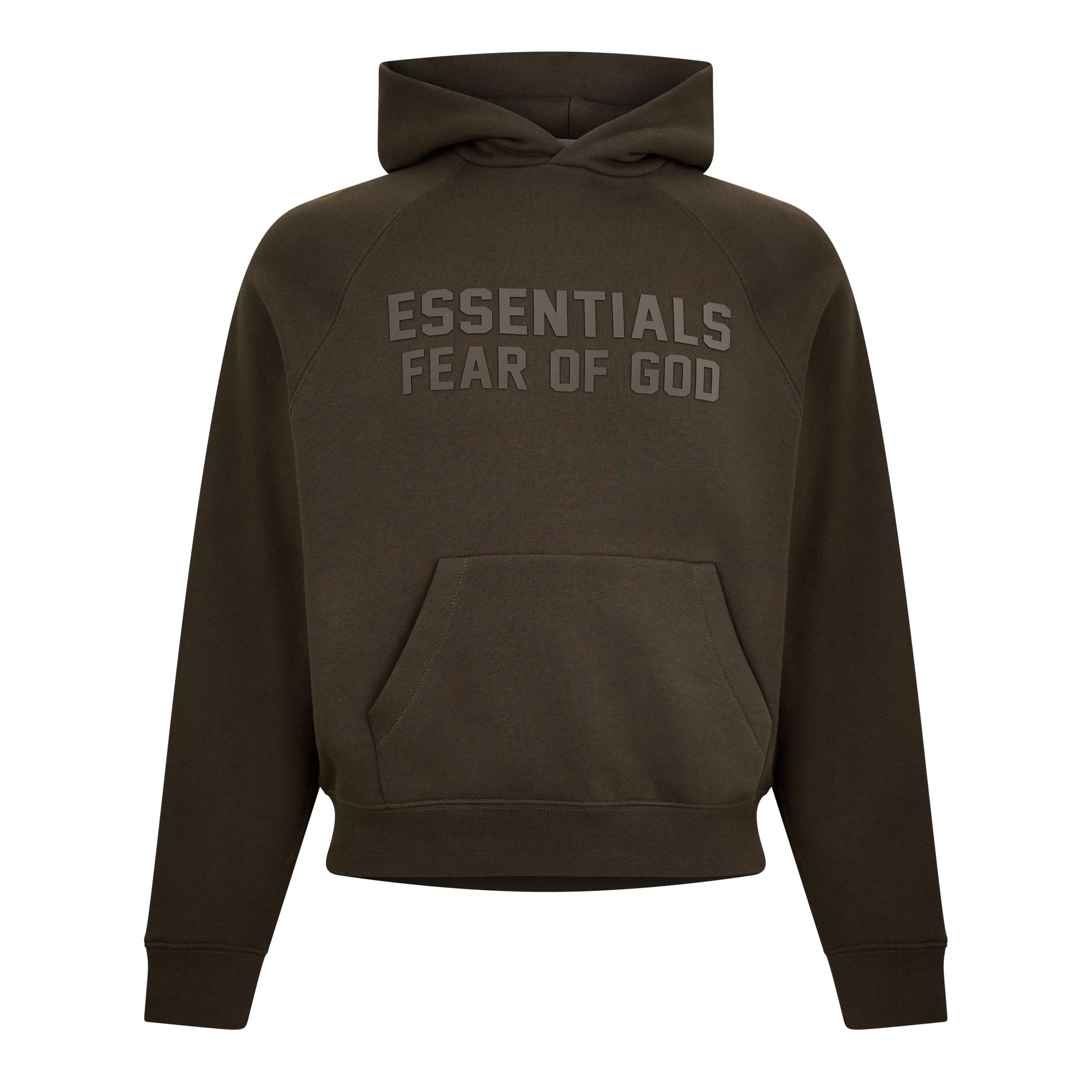 Black - Fear Of God Essentials - Men's Overhead Hoodie - 1