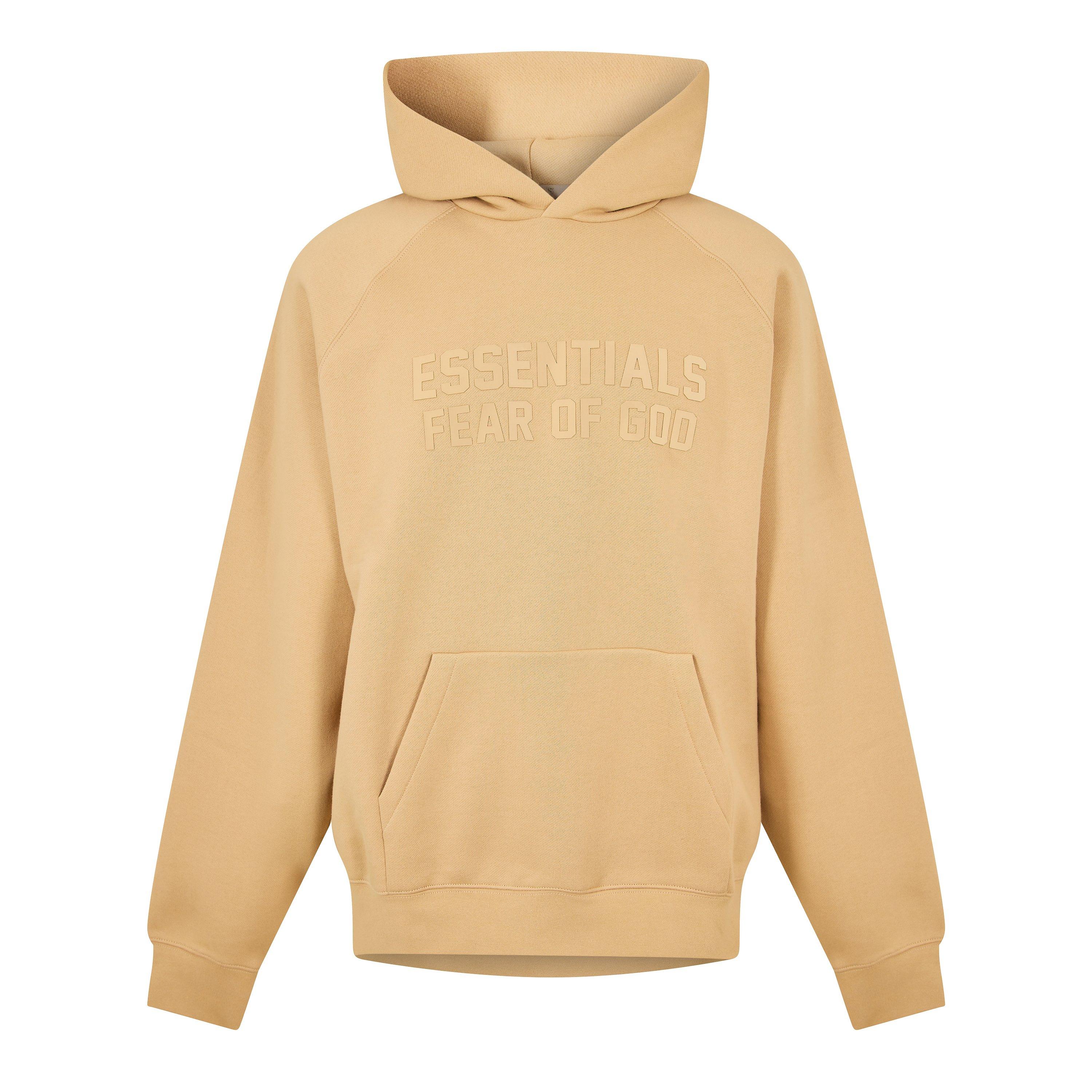 Fear Of God Essentials Men's Overhead Hoodie - Sand - Large