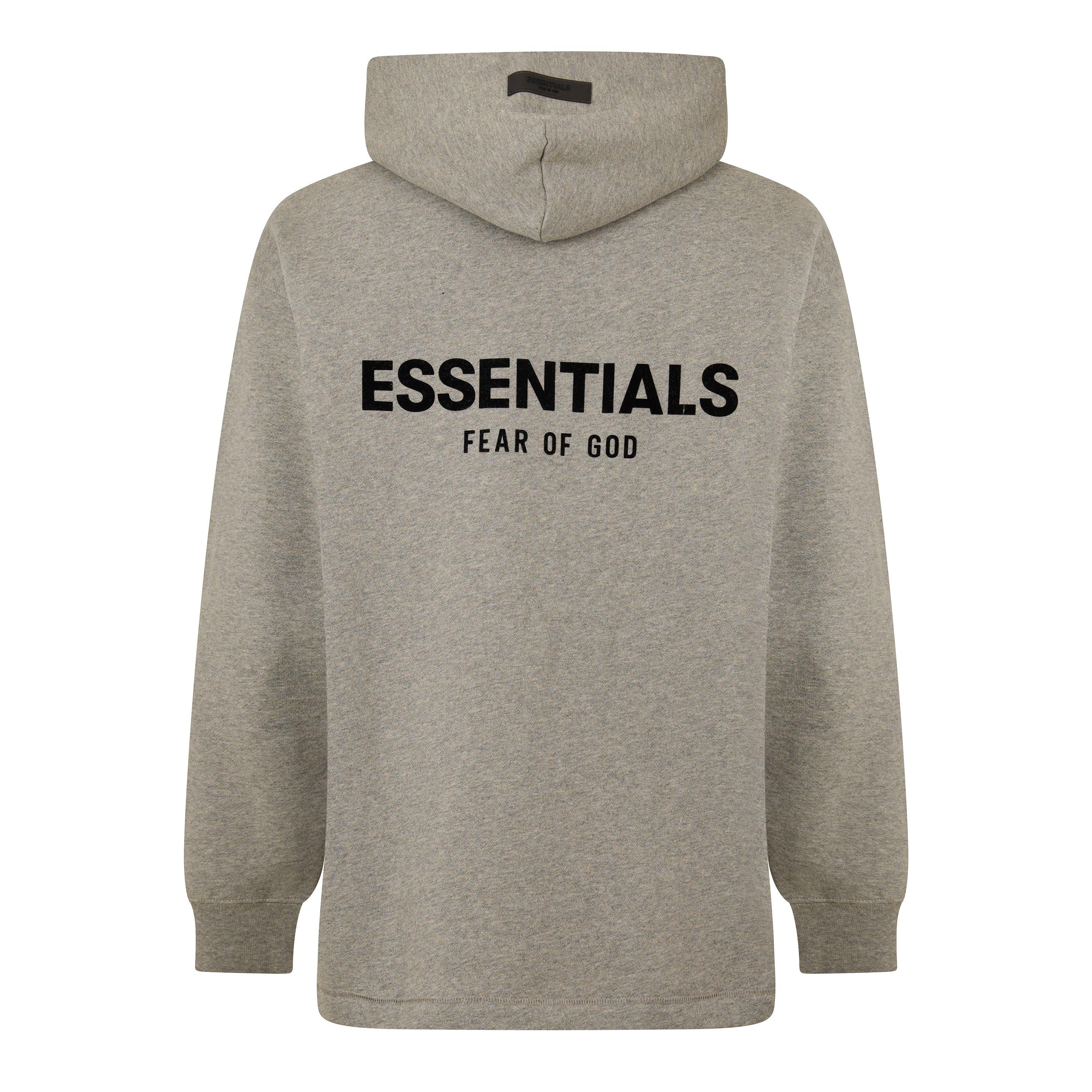 Grey - Fear Of God Essentials - Men's Overhead Hoodie - 2
