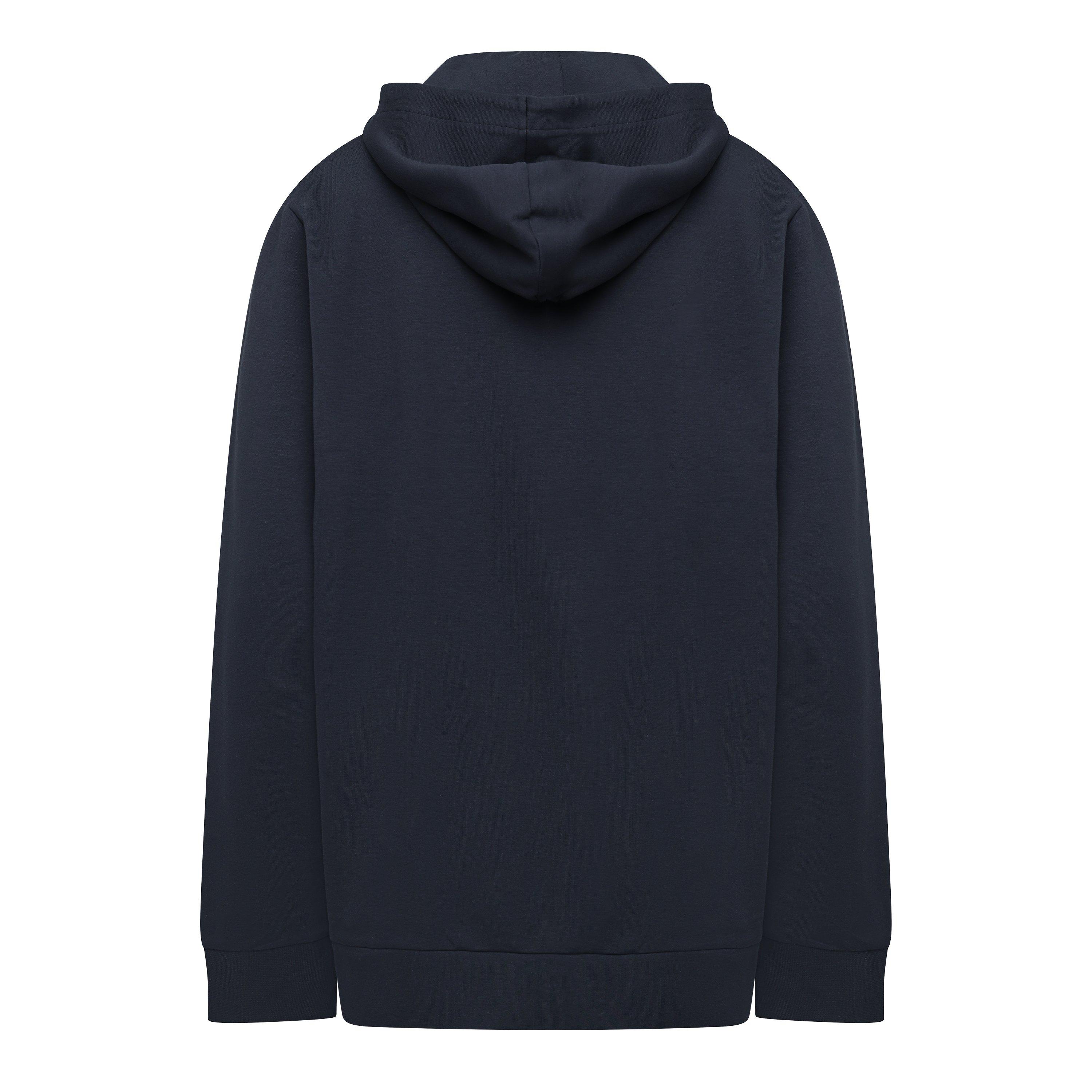 Dark Blue - Boss - Men's Saggy Zip Hoodie - 2