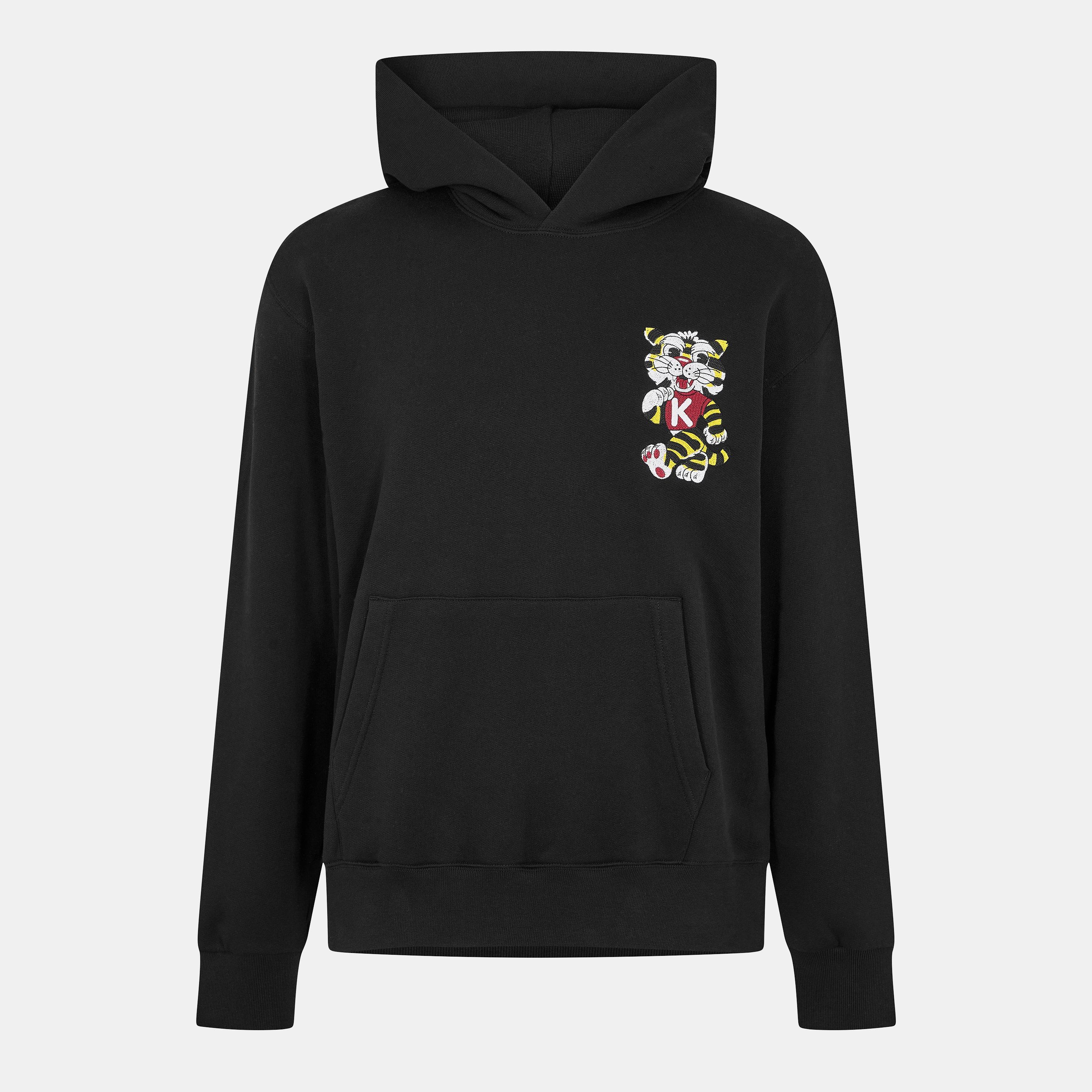 Kenzo Men's Tiger Heart Pull Over Hoodie - Black - S